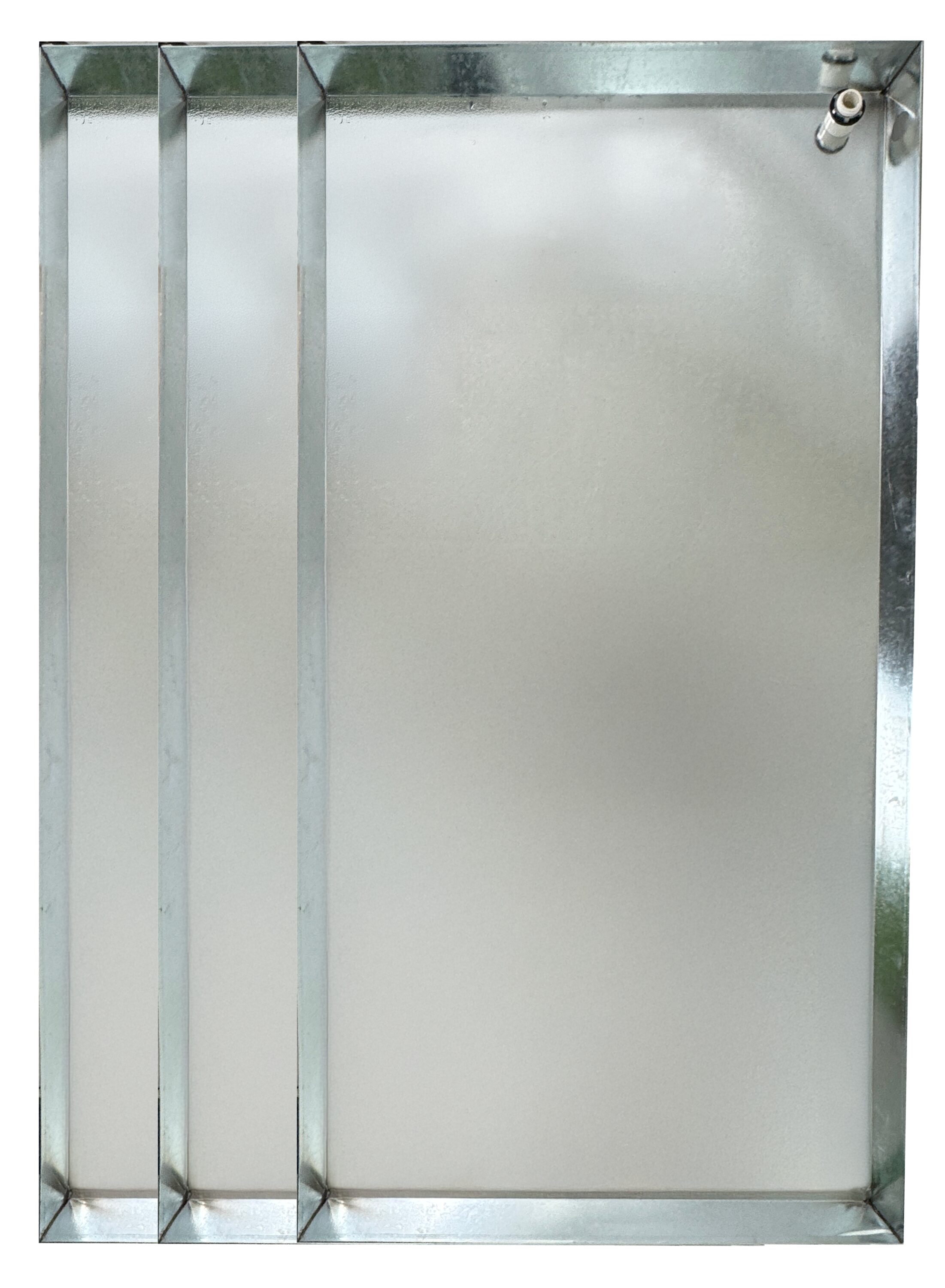 American Built Pro CDP6030GS P3 Residential 3-Pack 62in x 32in O.D. Steel Condensate Drain Pan