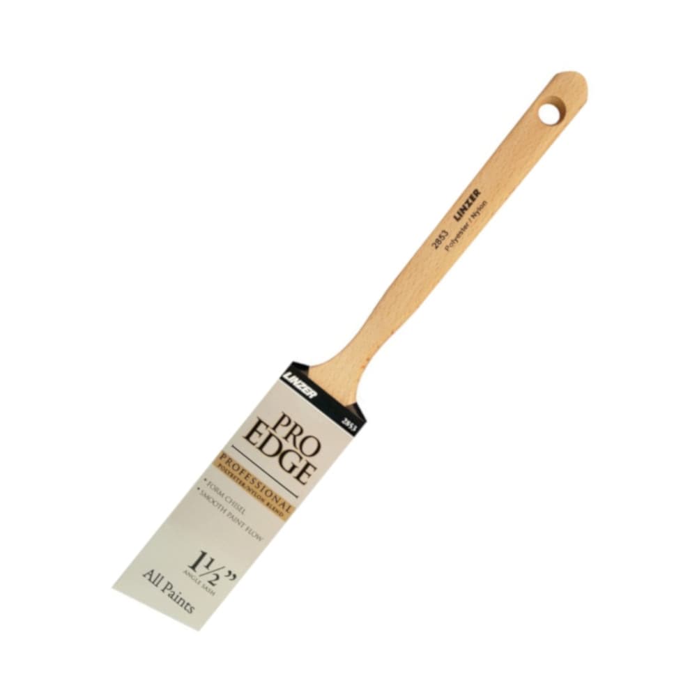 Linzer 820245 1-1/2-in Reusable Nylon - polyester blend Angle General purpose brush