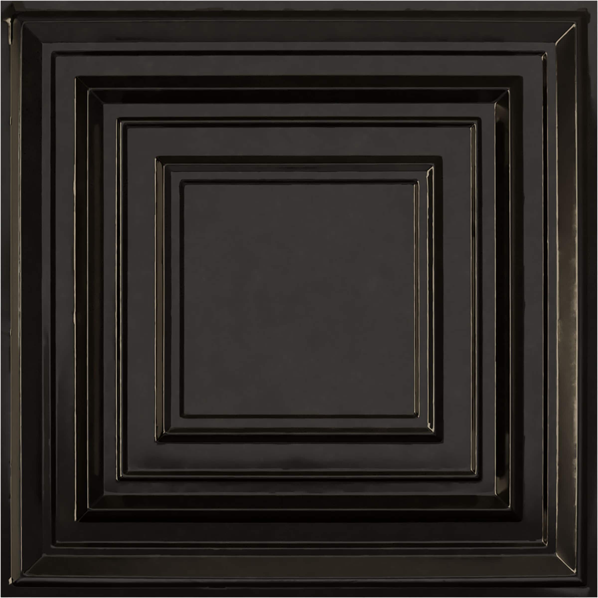 Ekena Millwork WP20X20MXECA 19-5/8-in x 19-5/8-in Embossed Universal Metallic Carbon Mist PVC Wall Panel
