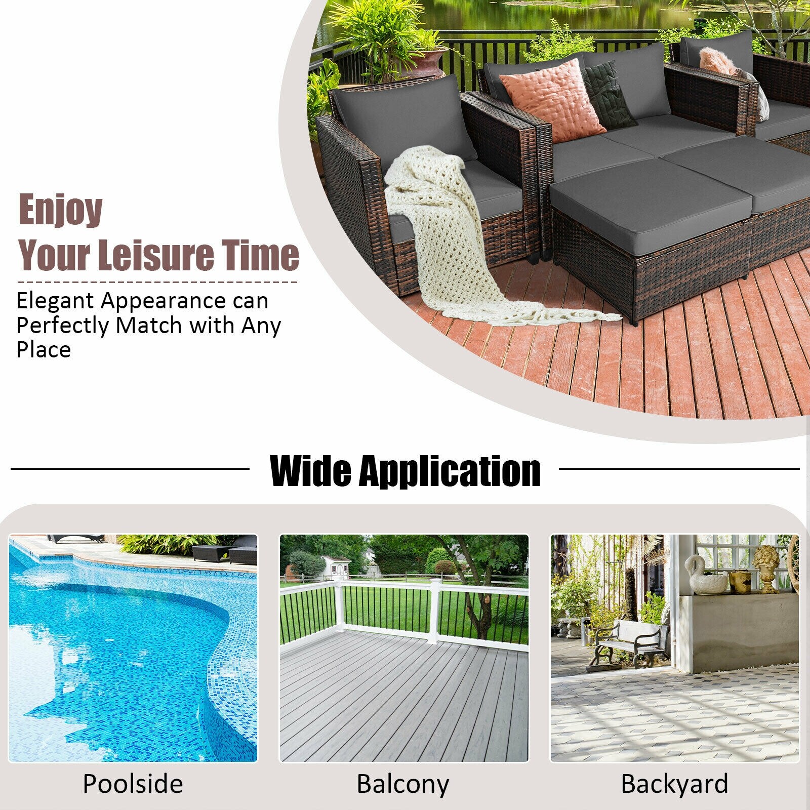 SUGIFT LW038SUGHY1551 Patio-Conversation-Sets - View #4
