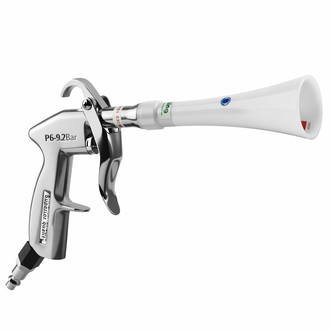 Afoxsos -  Tornado Dry Cleaning Gun with Brass Adjustable Air Flow Nozzle Air Blower Gun Quickly ...