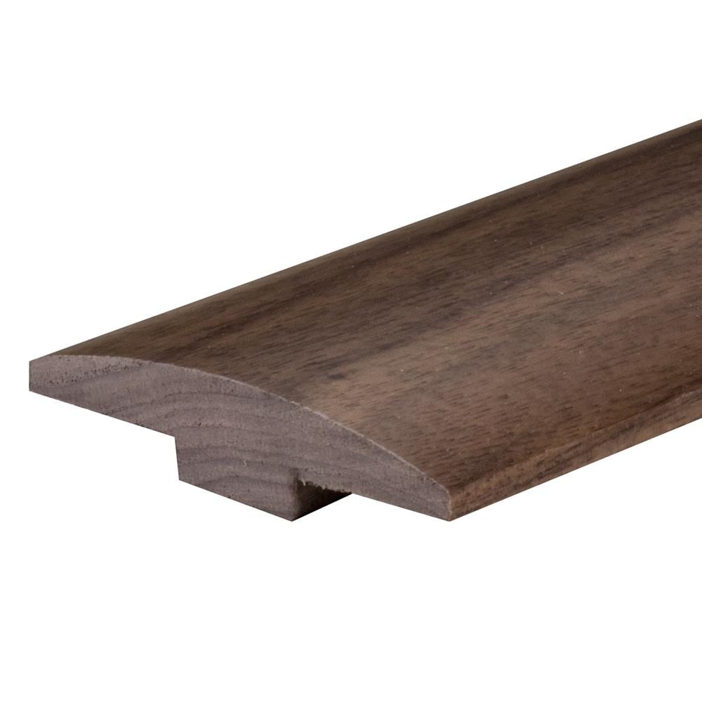 Flexco Roasted Distressed Hickory 2-in T x 0.6875-in W x 78-in L Solid Wood Reducer