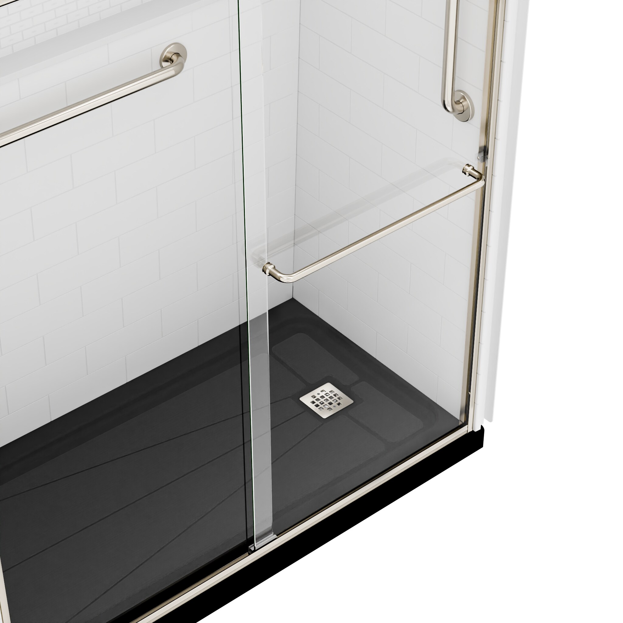 Laurel Mountain LM6032LTSKRMB Alcove-Shower-Kit - View #4