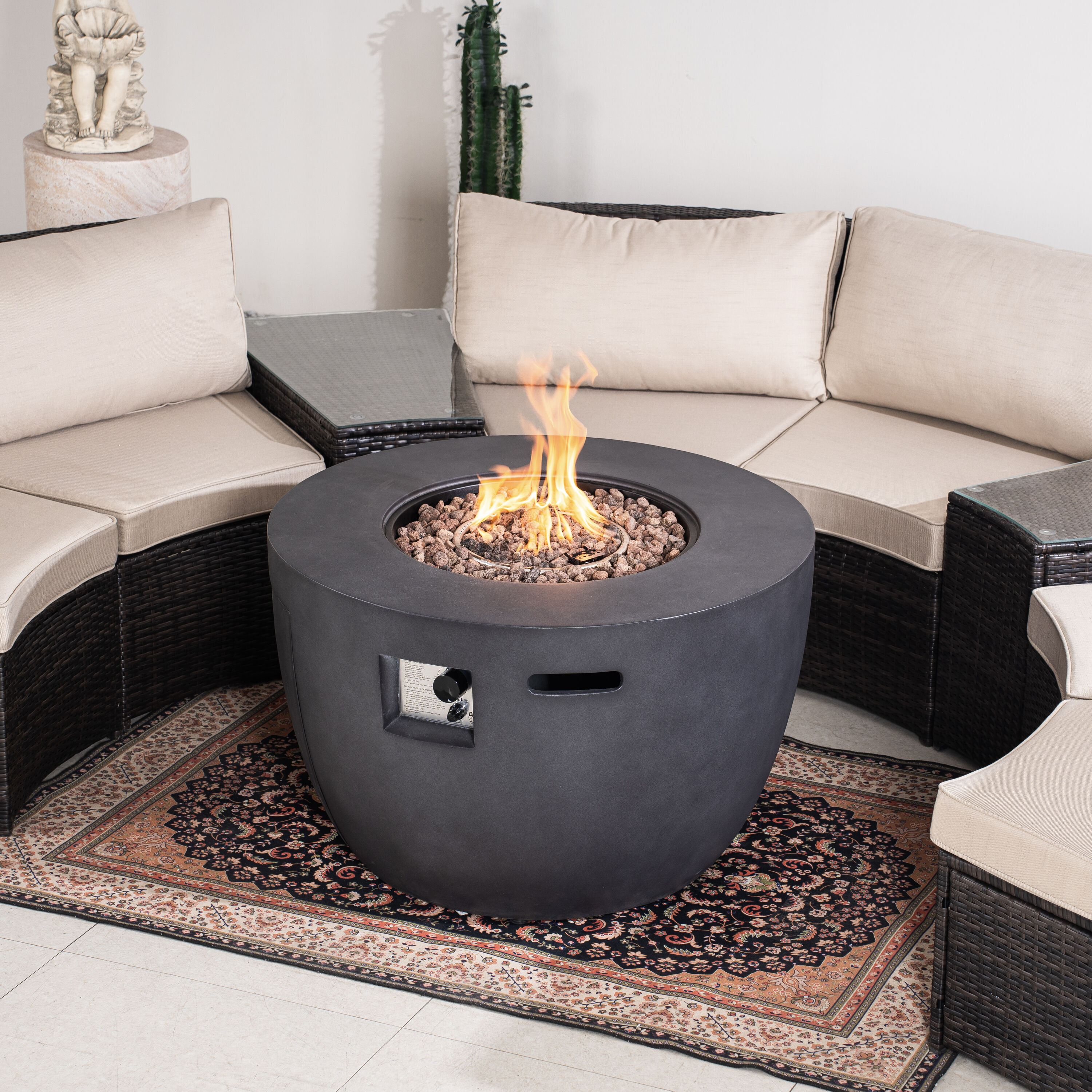 Direct Wicker DWG-2160DG1205BR Patio-Conversation-Sets - View #9