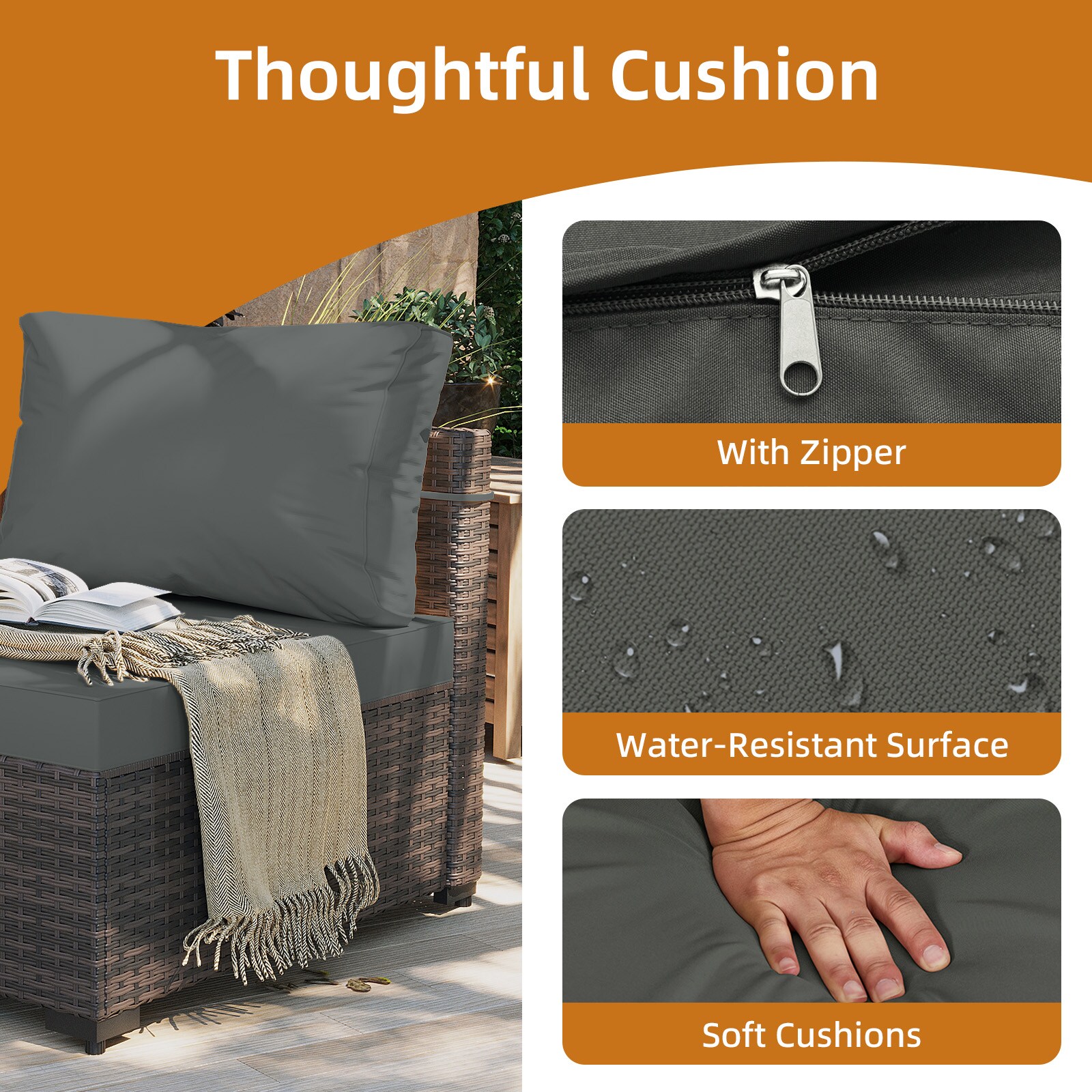 UPHA T4Y-GRAY Patio-Conversation-Sets - View #4