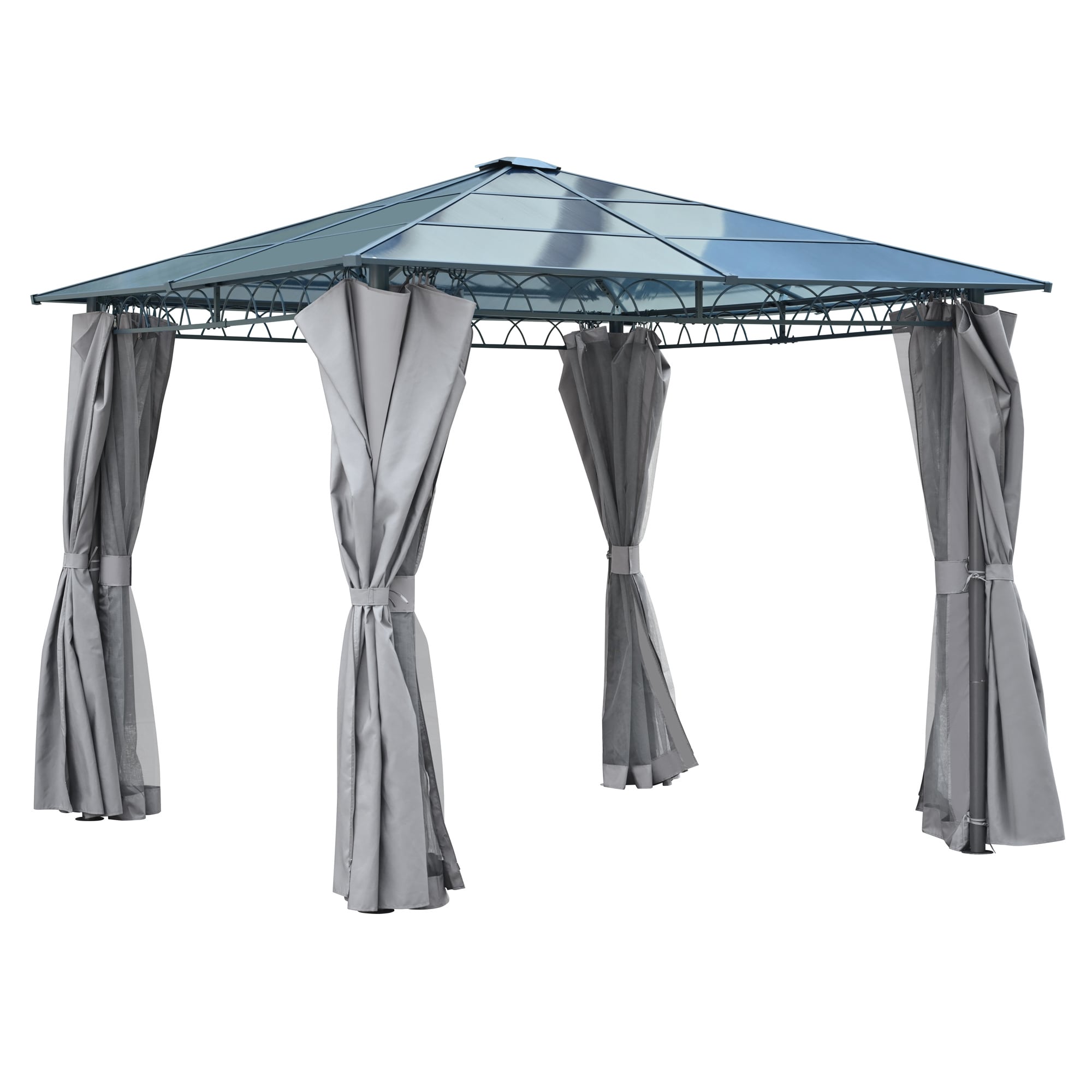 SINOFURN SYA010483BN Wood-Resin-Gazebos - View #9