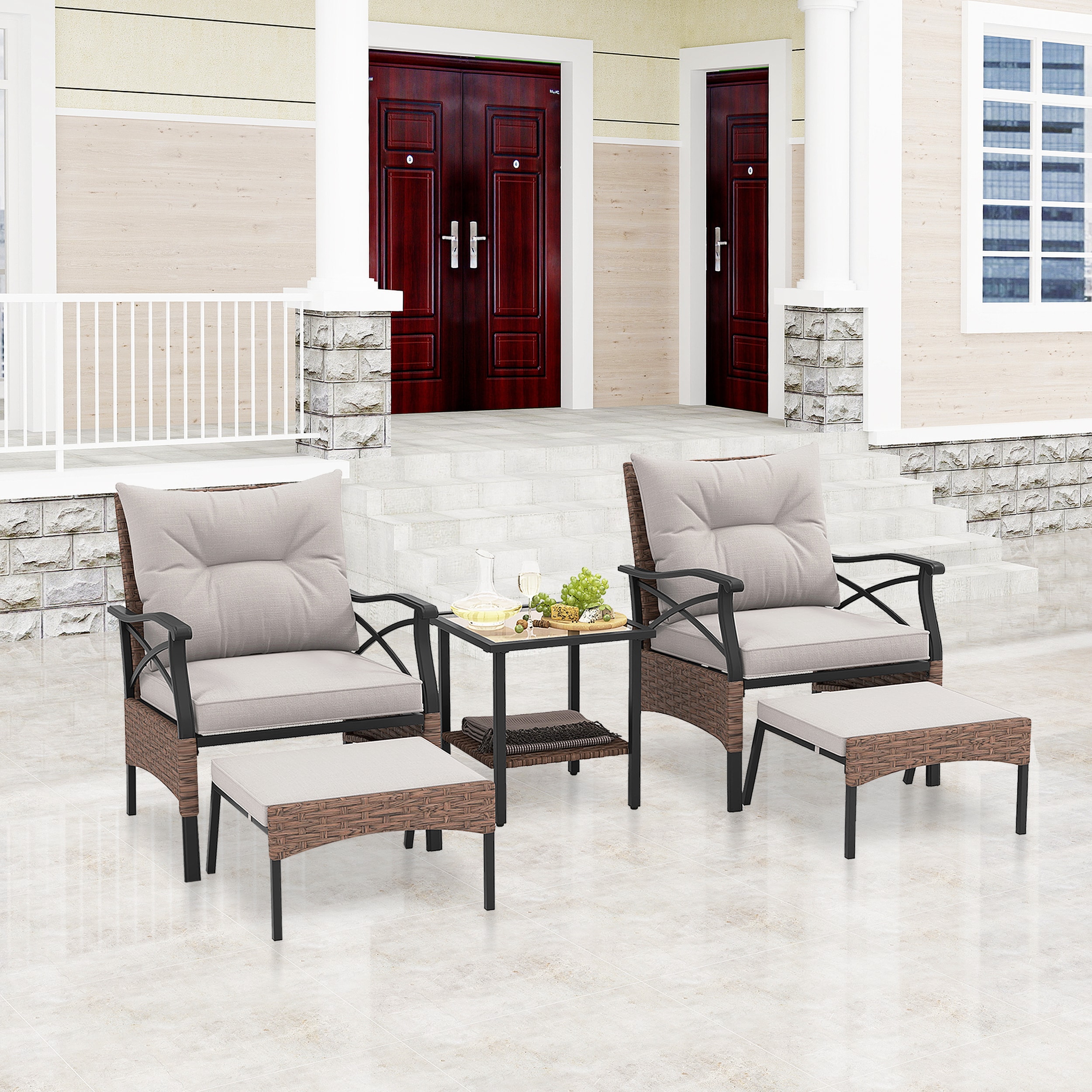 LIVIZA TDS11576BN Patio-Conversation-Sets - View #6