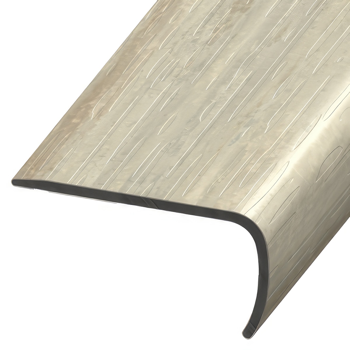 Versatrim VE-118558 Marmoleum Forbo-Marmoleum- Rocky Ice Prefinished 1-in T x 2-in W x 94-in L PVC Square cap