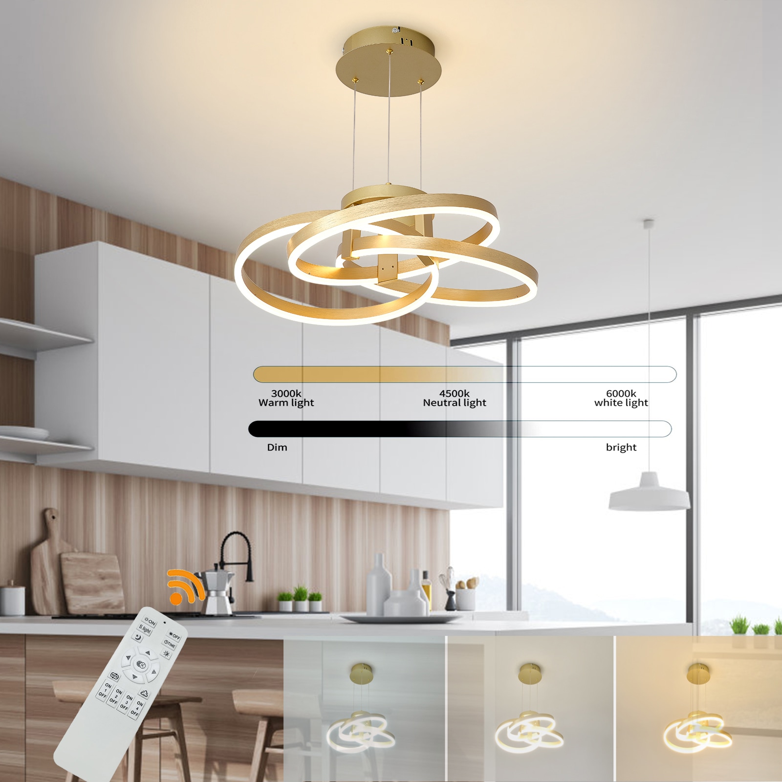 Oukaning HG-HCXLST-6536-US Pendant-Lights - View #12