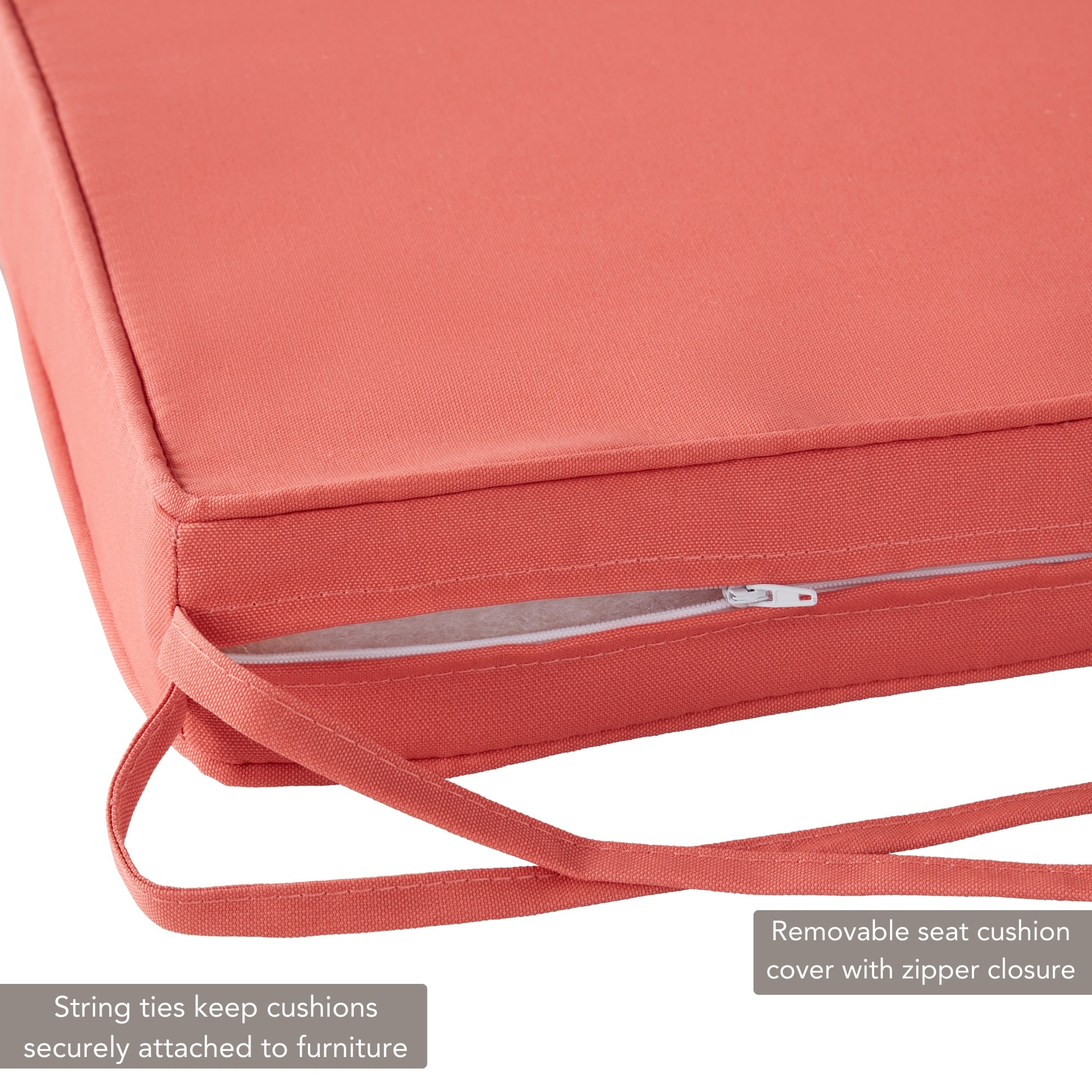 Greendale Home Fashions OP1100S2-CORAL Patio-Furniture-Cushions - View #3
