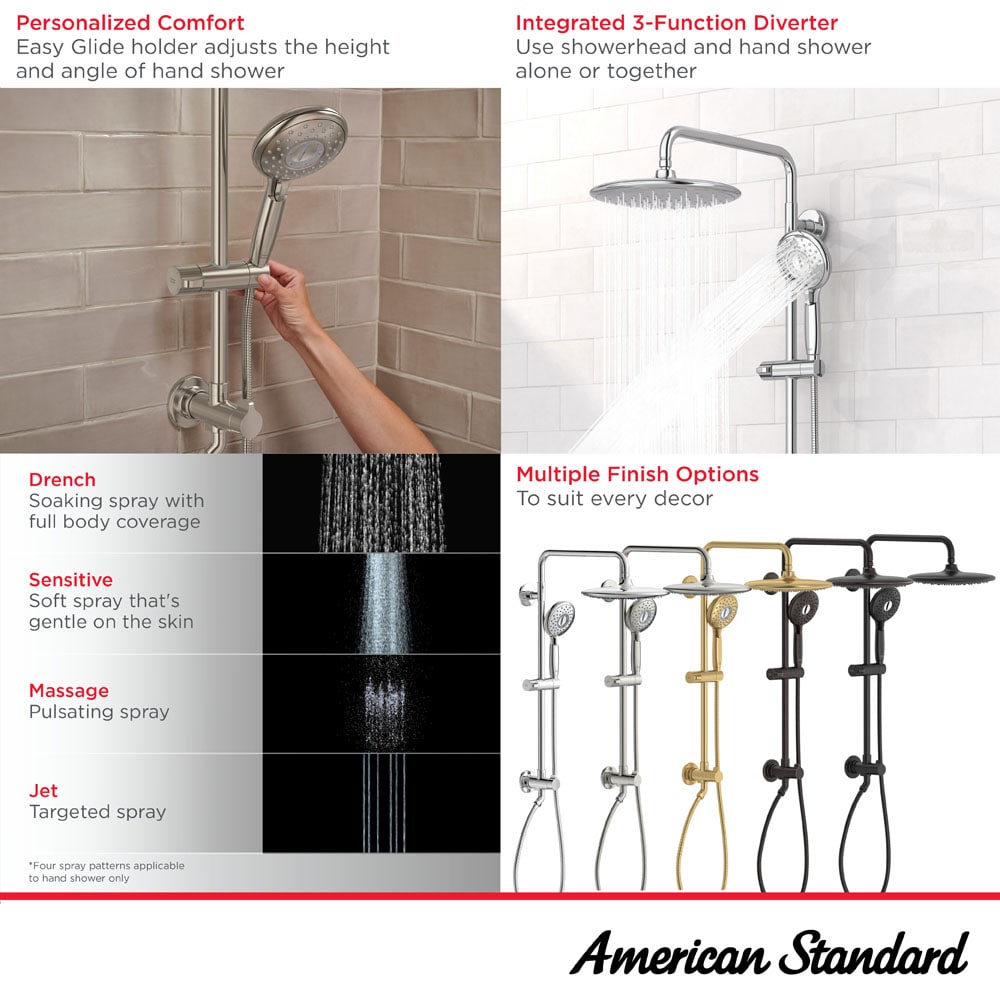 American Standard 1029072430 Showerhead-Bar-Panels - View #3