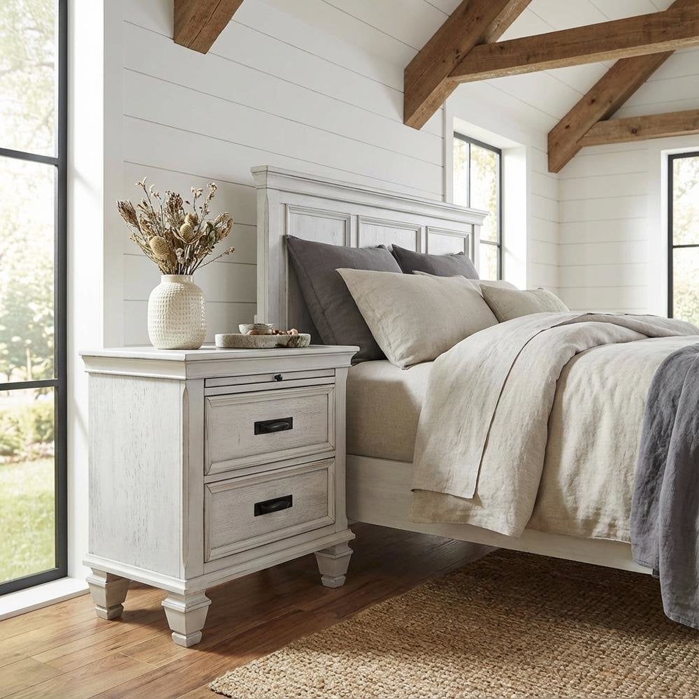 FurniFact BO3325127WHT nightstands - View #2