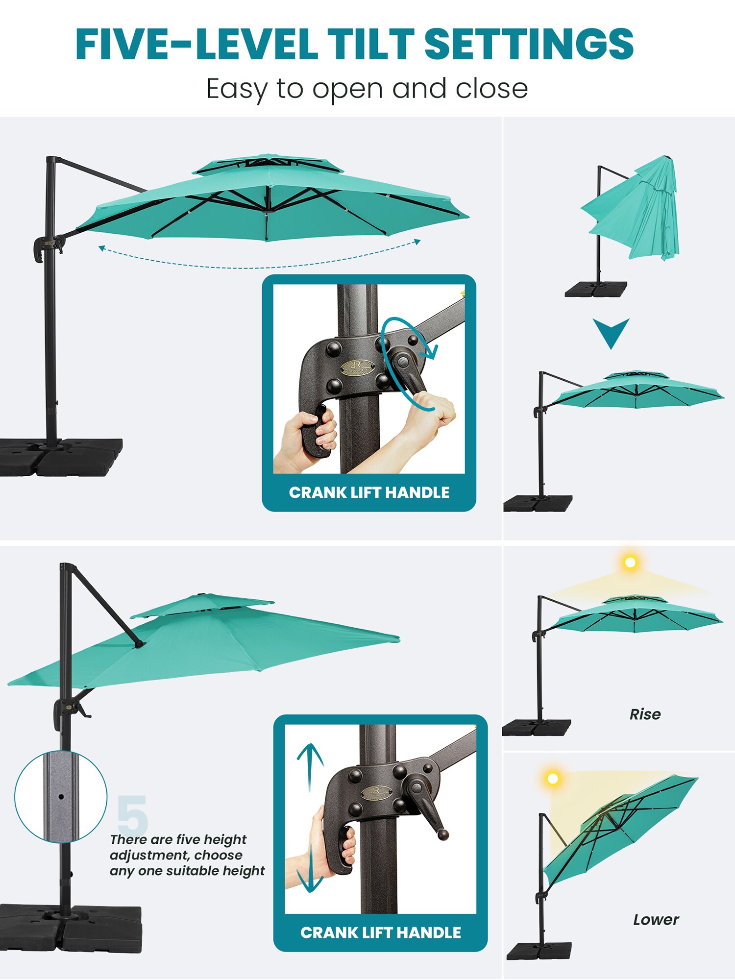 Fishing Umbrella Green 94x83 – The Great Outdoors