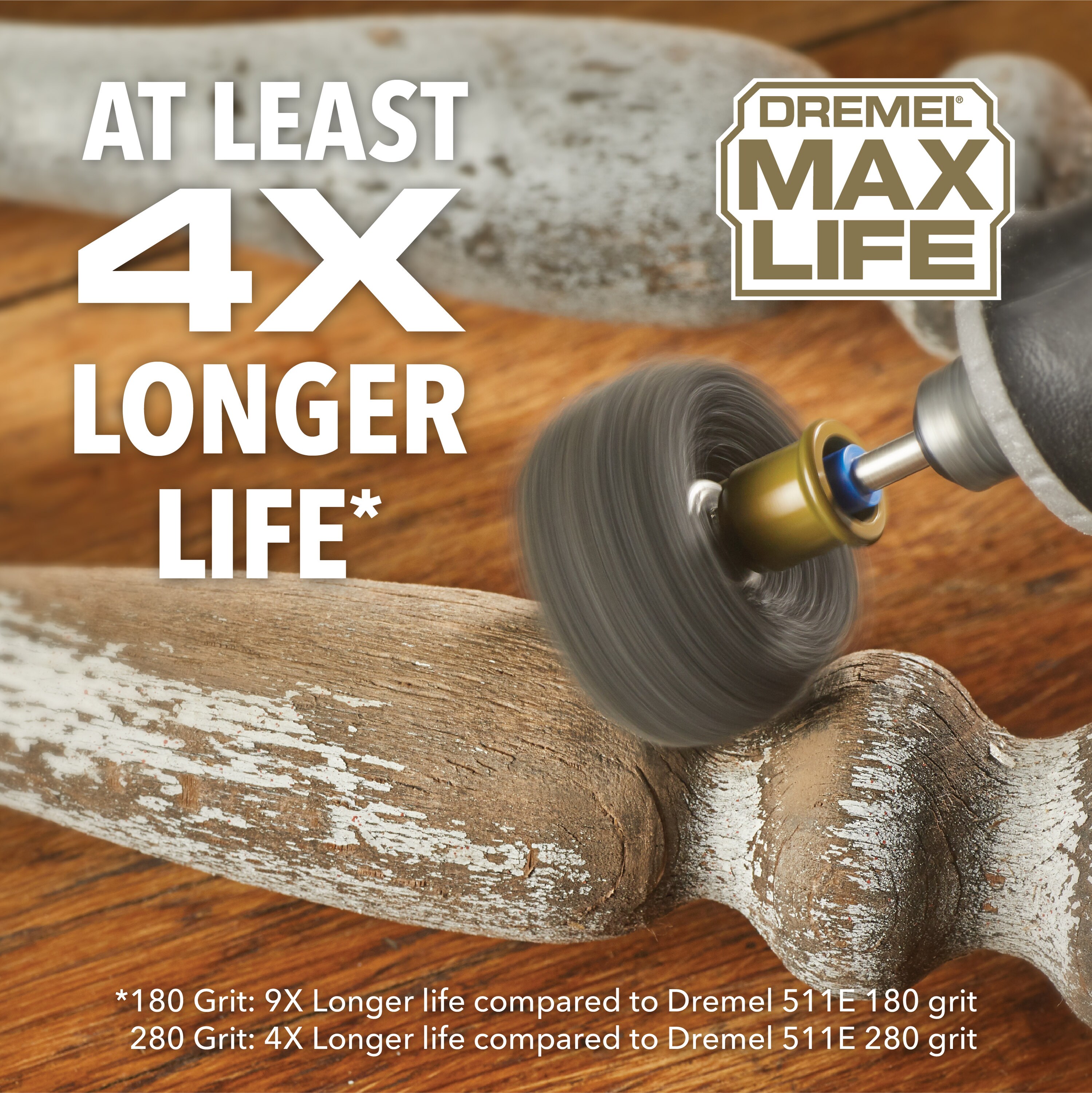Dremel 280-Grit 2-Piece Silicone Abrasive Sanding Wheel
