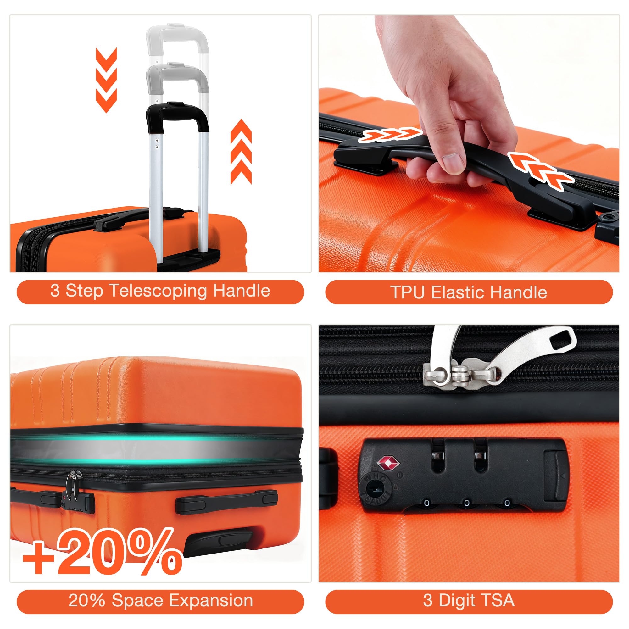 Garvee LIVE66-0698 Luggage-And-Luggage-Sets - View #7