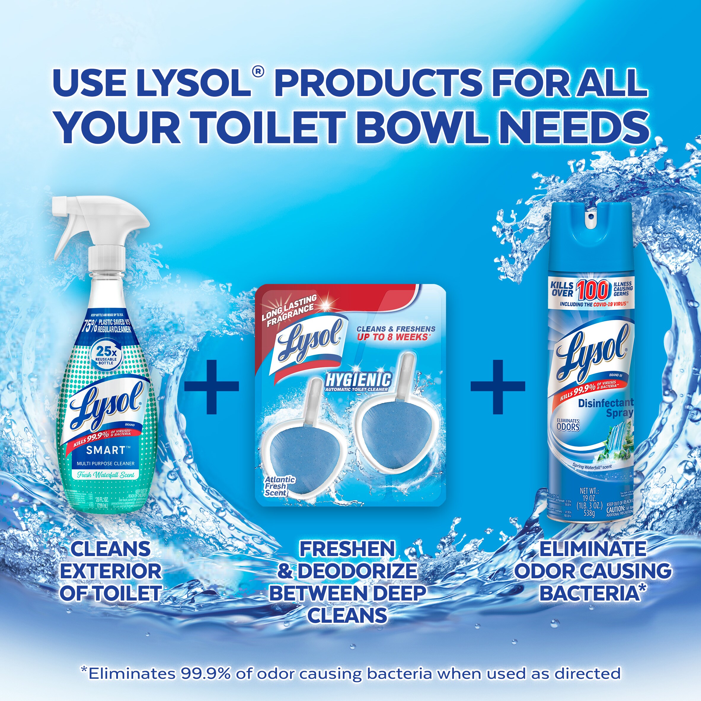 Lysol Toilet Bowl Cleaner 32 oz Bottles Liquid - 12 Pack