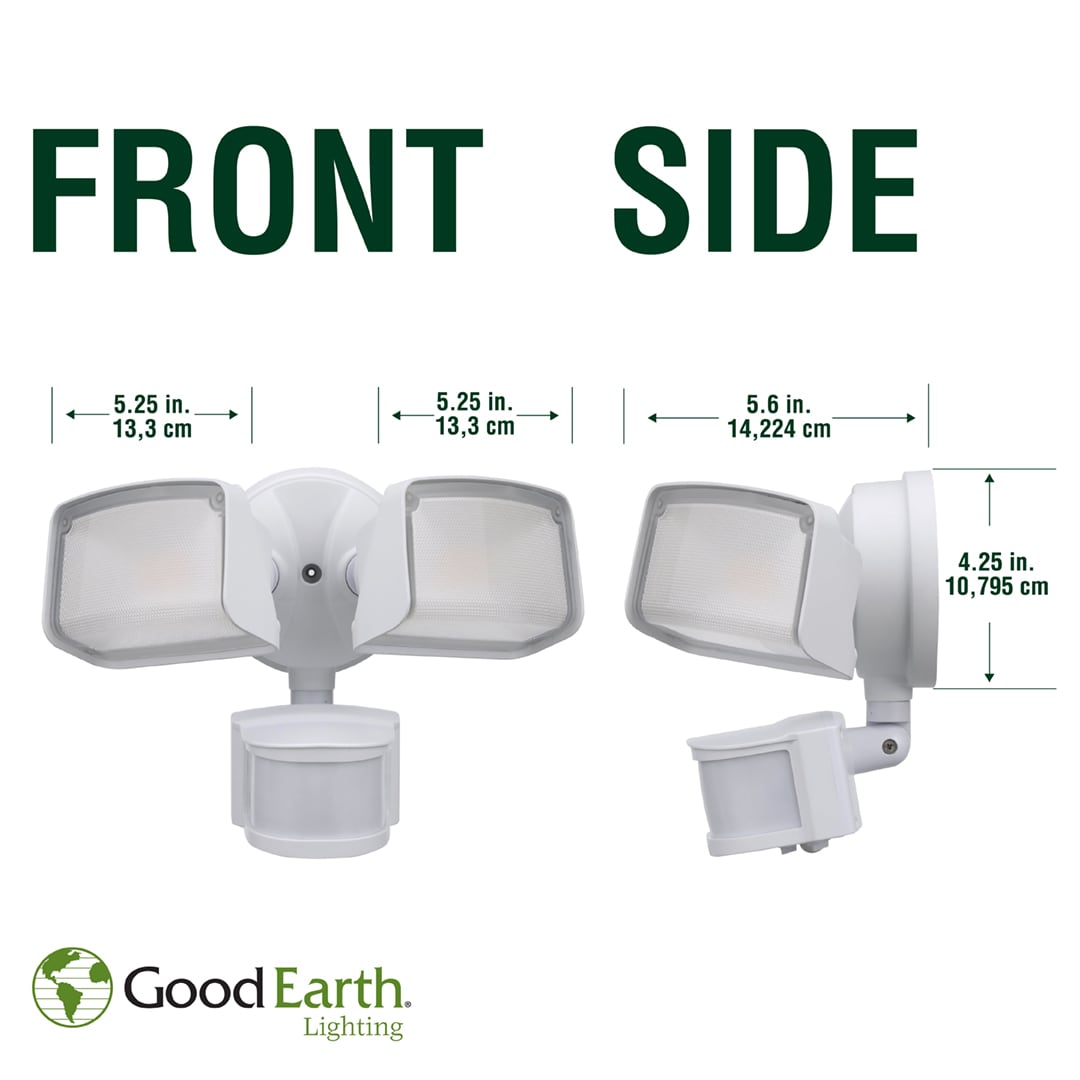 Good Earth Lighting 240-Degree 150-Wattage Equivalent Hardwired LED ...