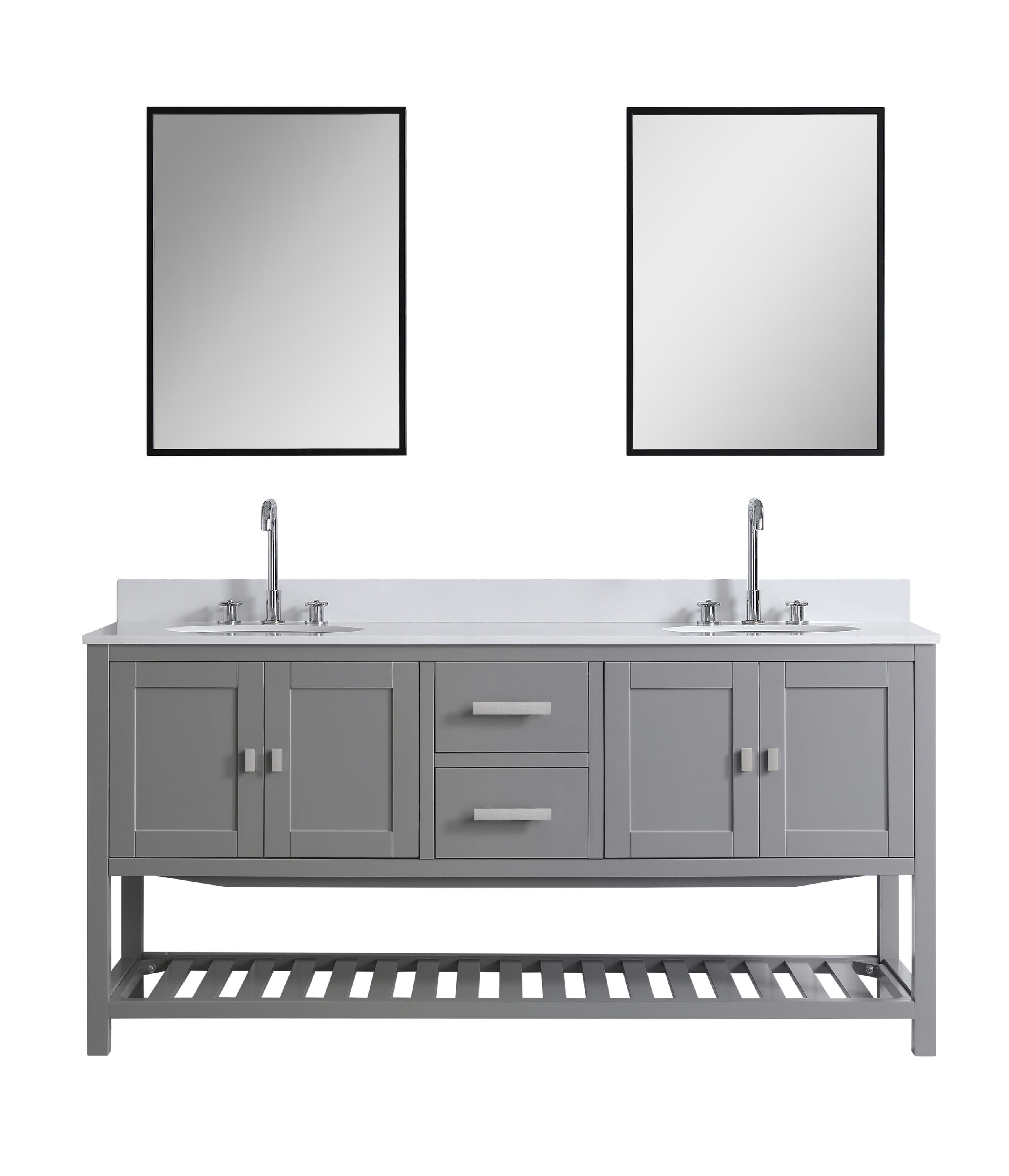 Design Element DEC055-72-GY-CB vanities - View #2