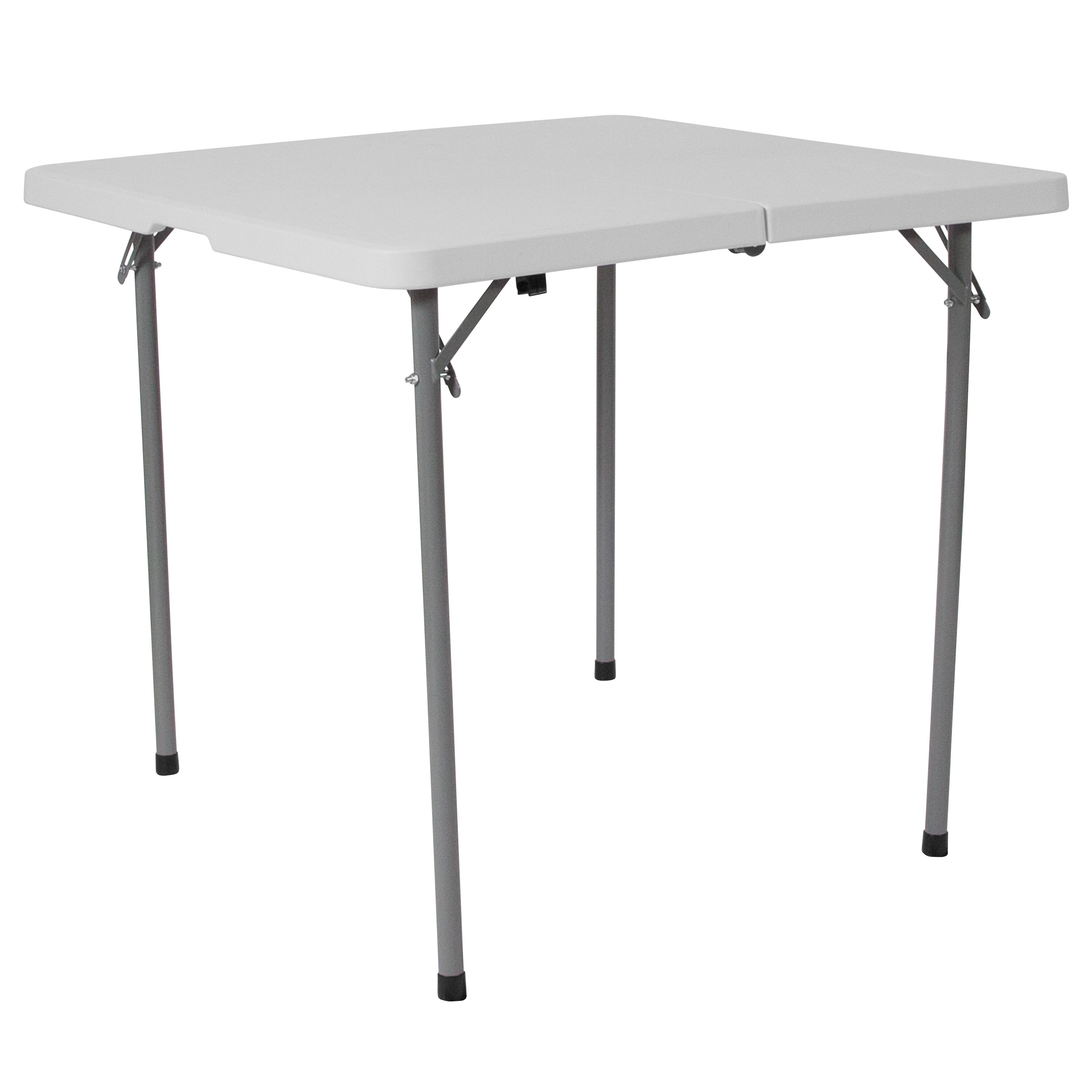 Flash Furniture DAD-YCZ-86-GG Plastic Folding Table White for sale online 