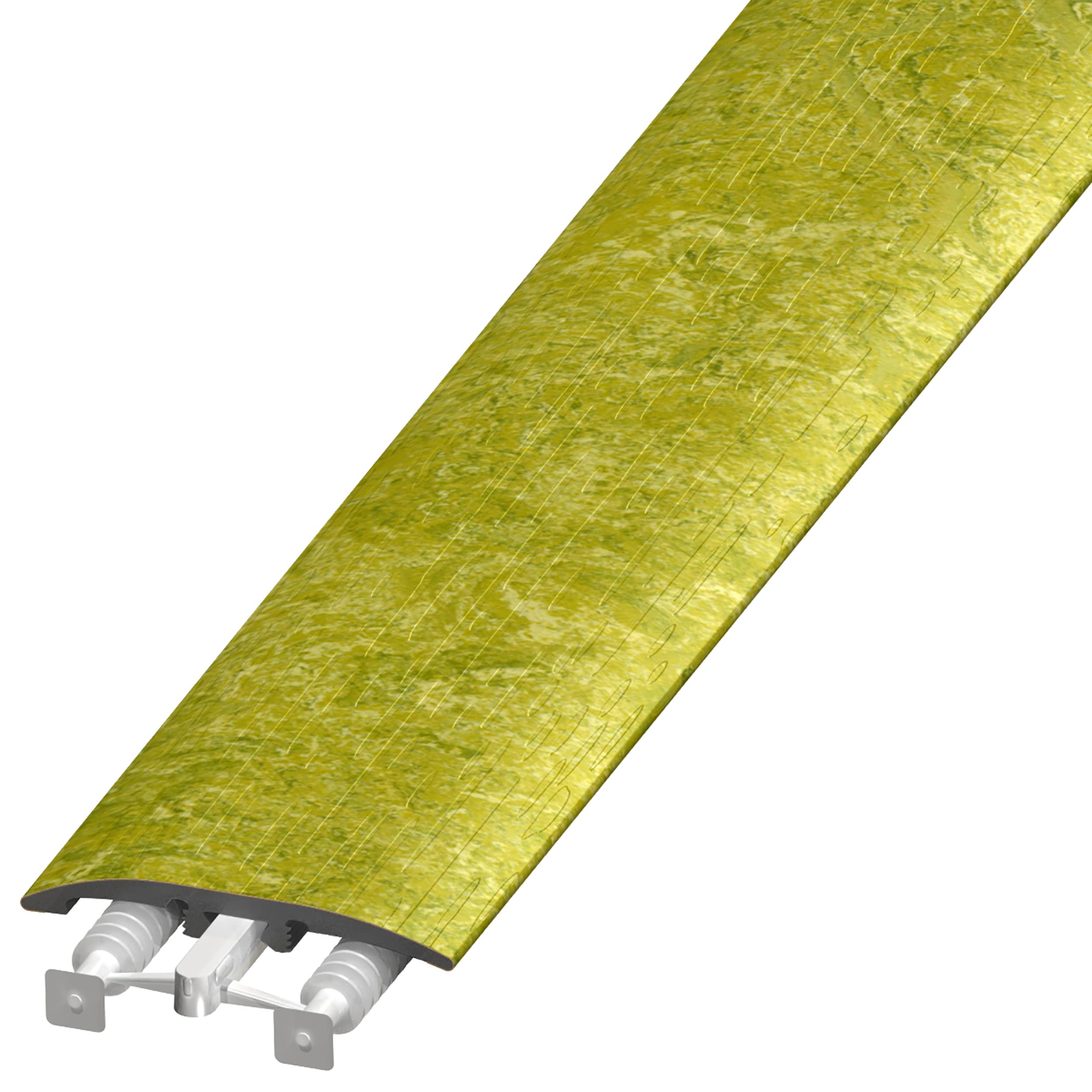 Versatrim SLT-106904-P32 Marmoleum Marmoleum in color Chartreuse 0.25-in T x 2-in W x 94-in L PVC 3-in-1 T-moulding/Reducer/Endcap