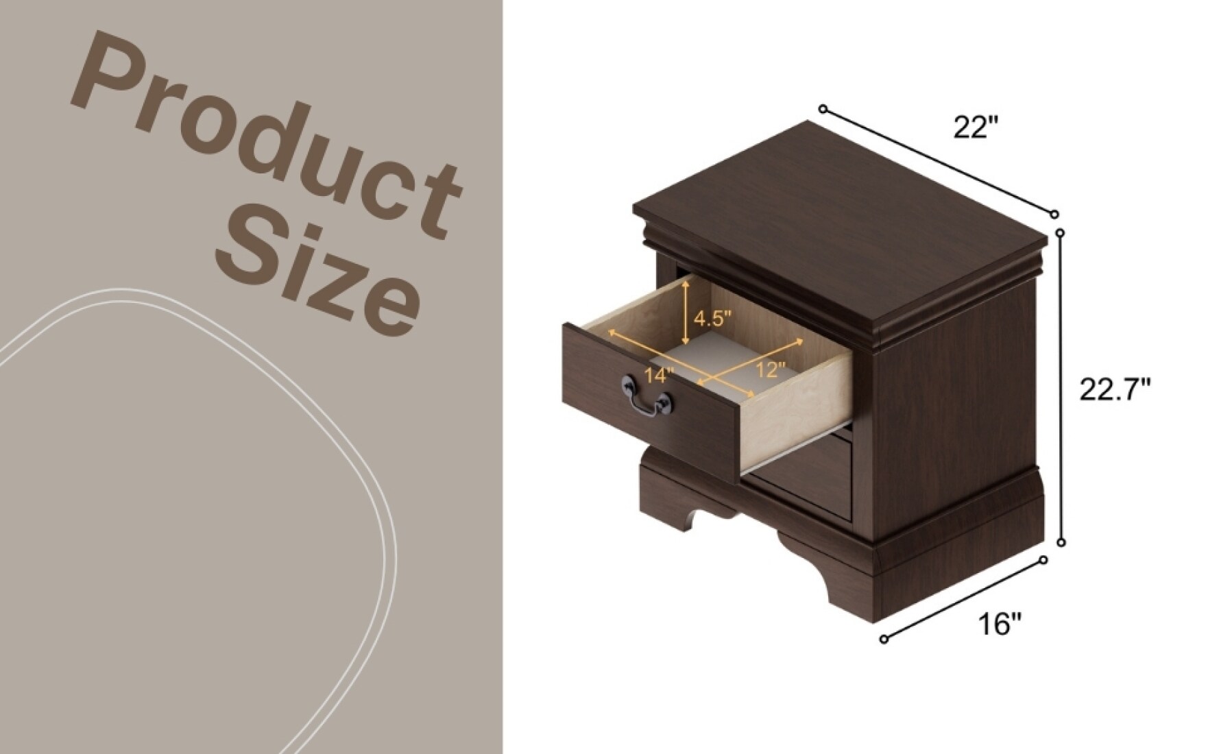 CHITA CTK-480 nightstands - View #9