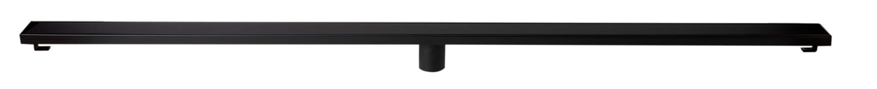 59'' Black Matte Stainless Steel Linear Shower Drain