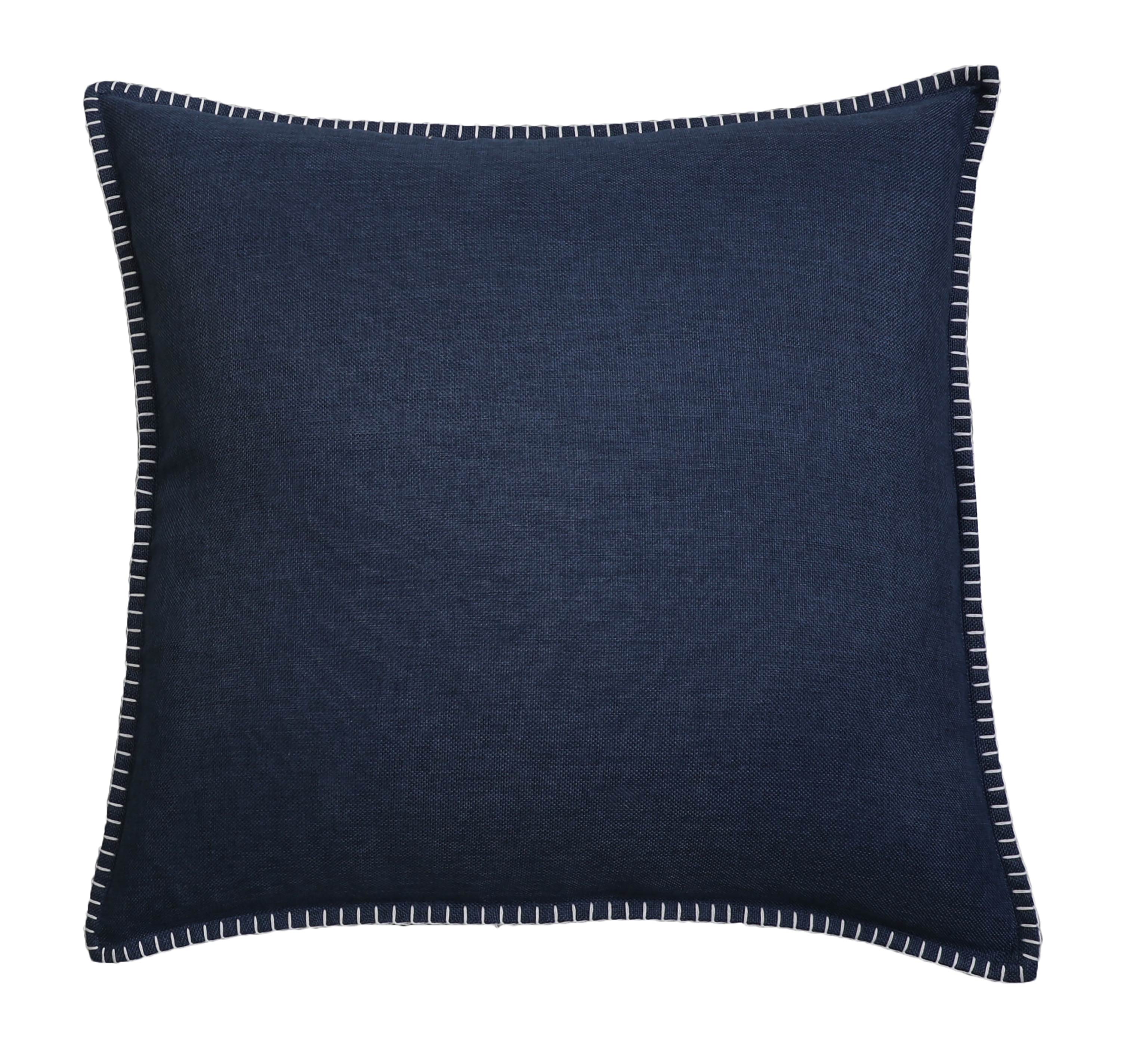allen + roth TH024999004LOW 22-in x 22-in Bijou blue Square Indoor Decorative Pillow