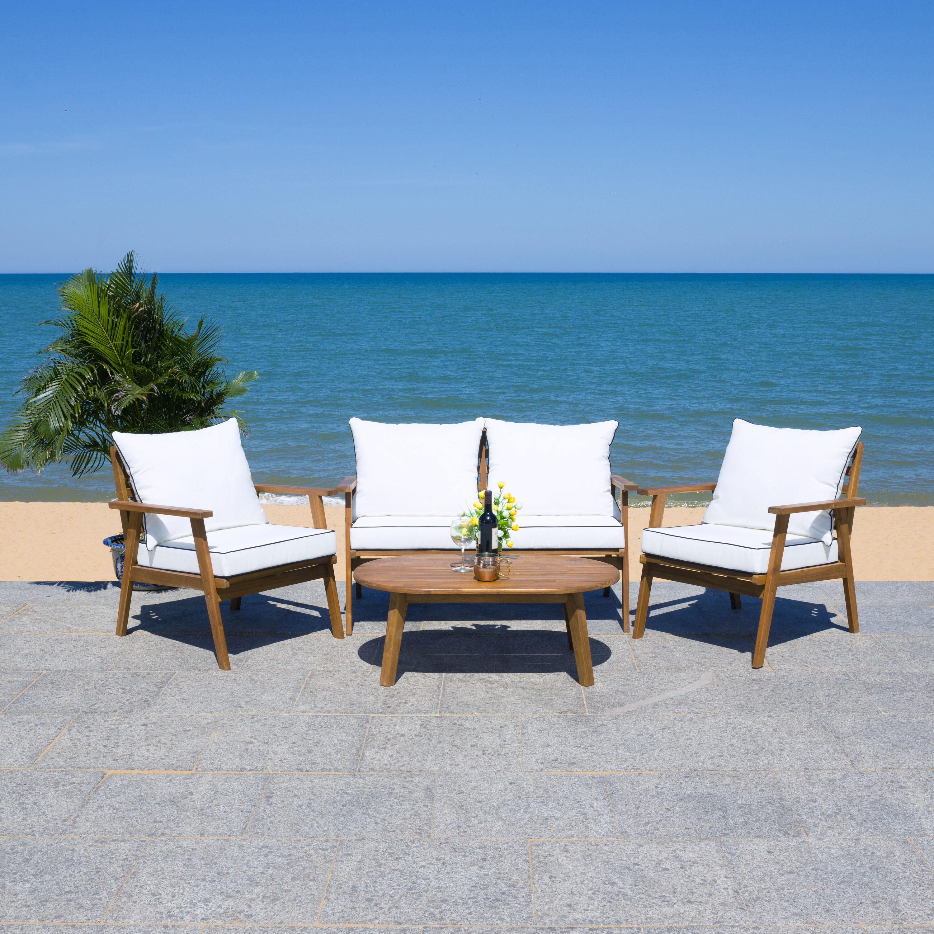 Safavieh PAT7318A Patio-Conversation-Sets - View #8