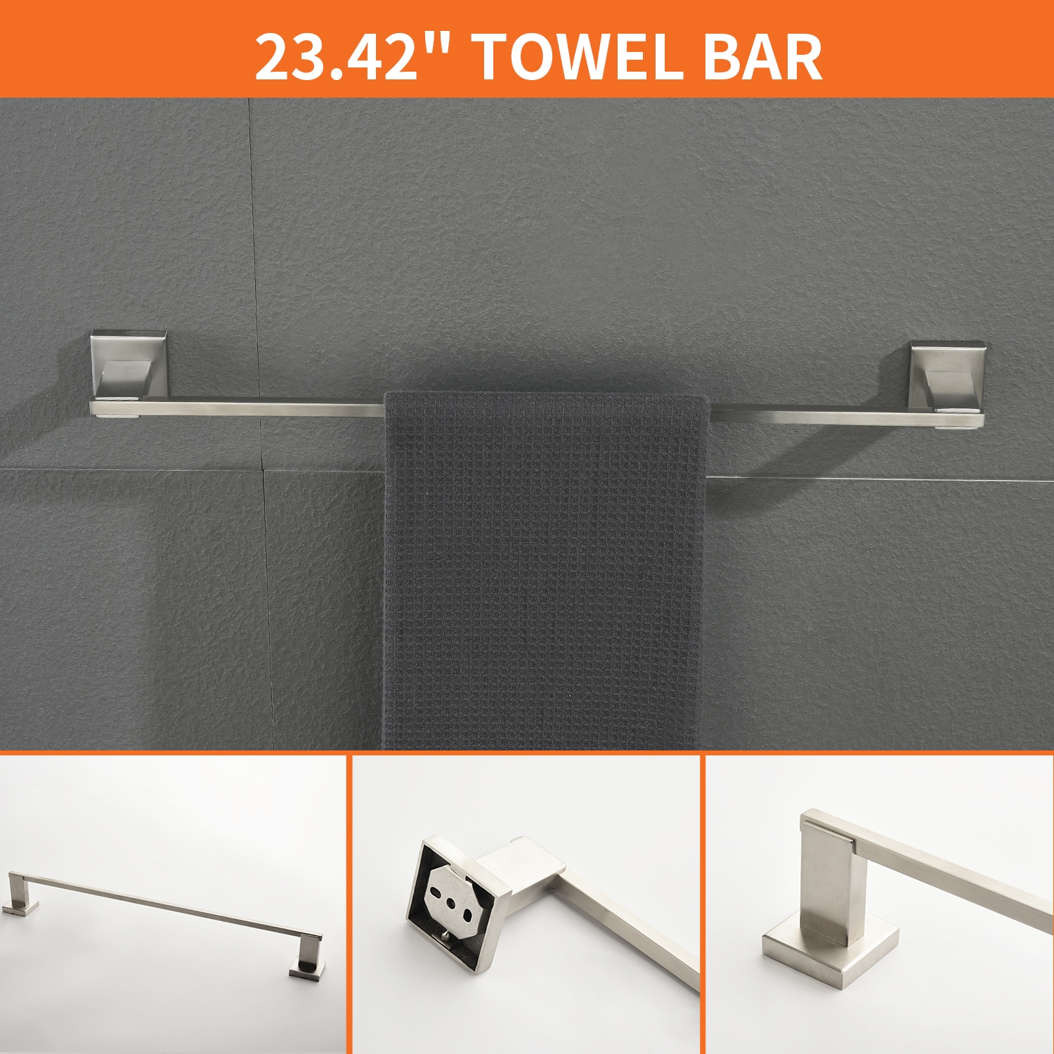 WELLFOR MLZD11DGR Decorative-Bath-Hardware-Kits - View #3