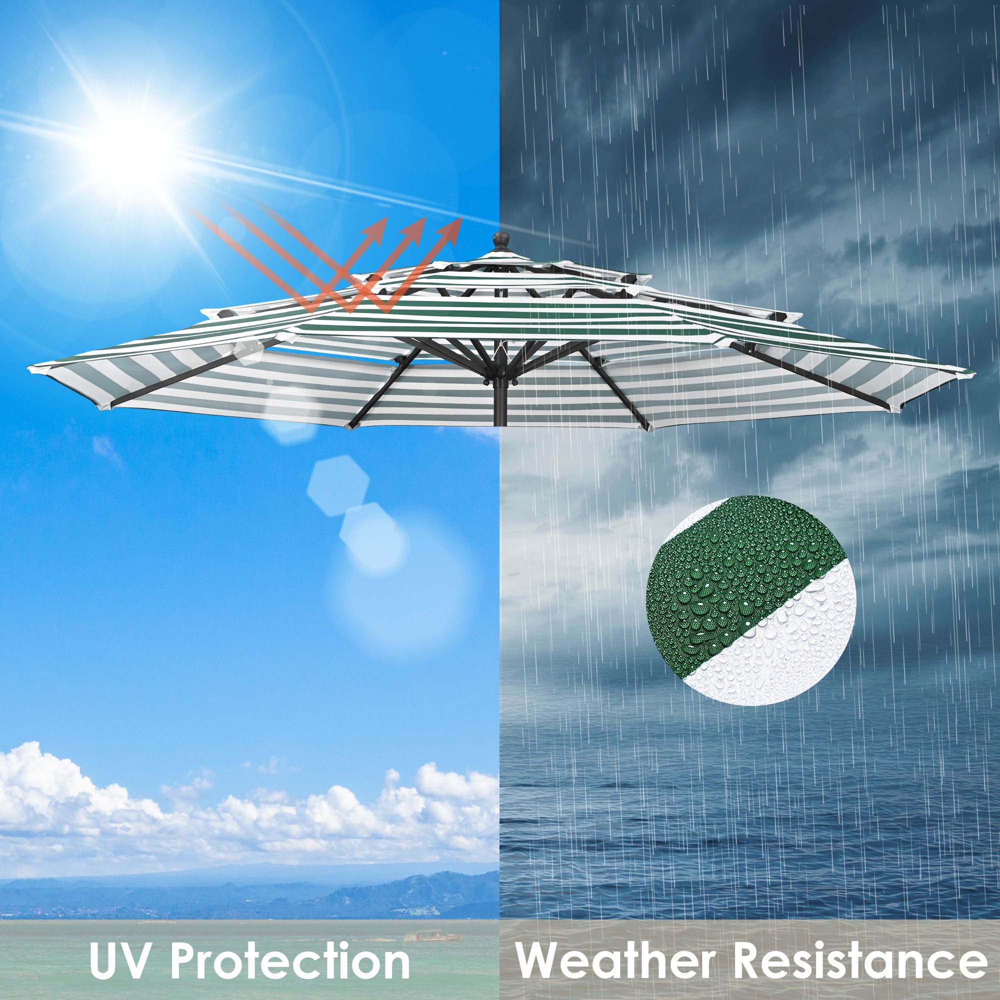Yescom 07UMC013-3T9-0407-LO Umbrellas-3 - View #4
