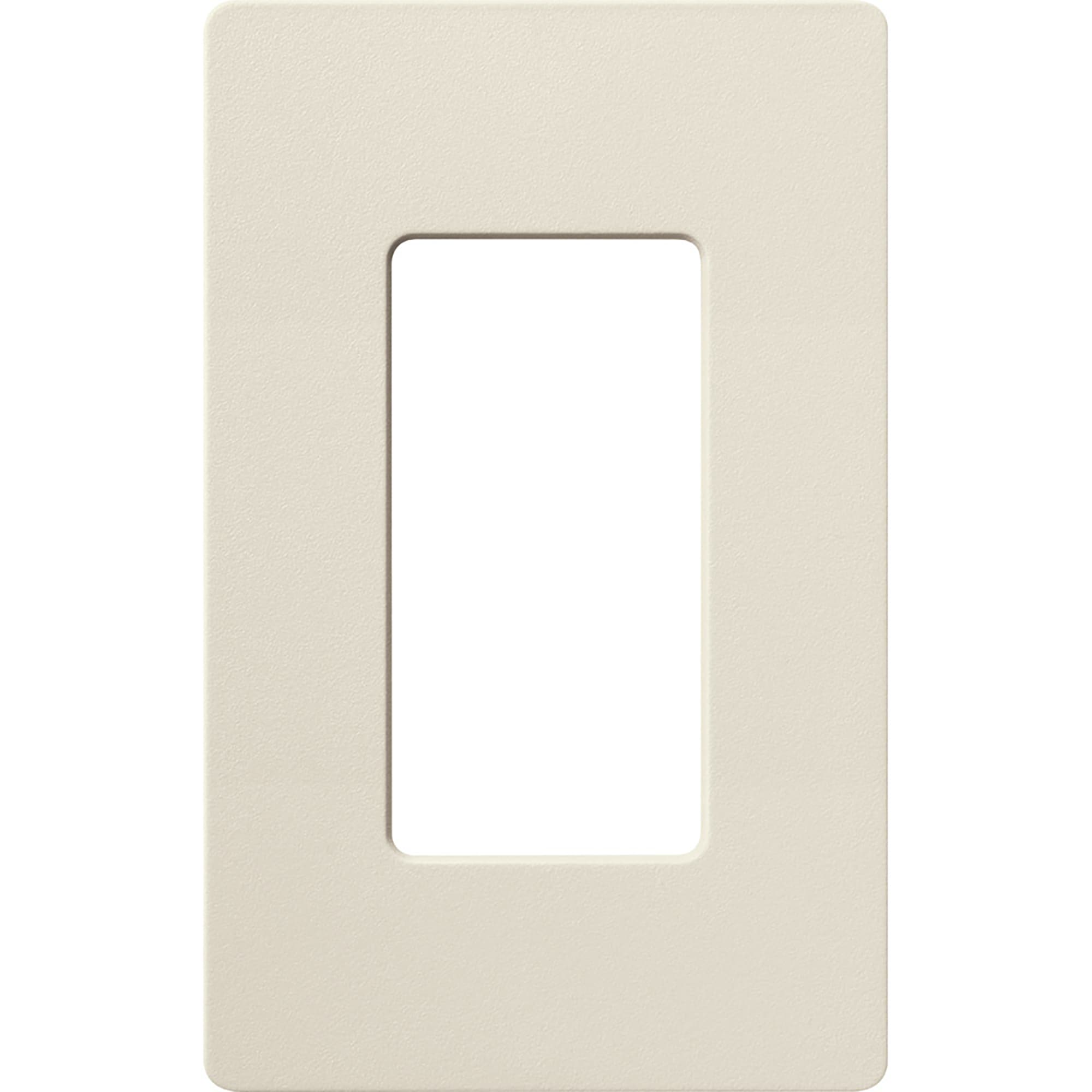 Lutron SC-1-PM Claro 1 -Gang Standard Size Pumice Plastic Indoor Screwless Decorator Wall Plate