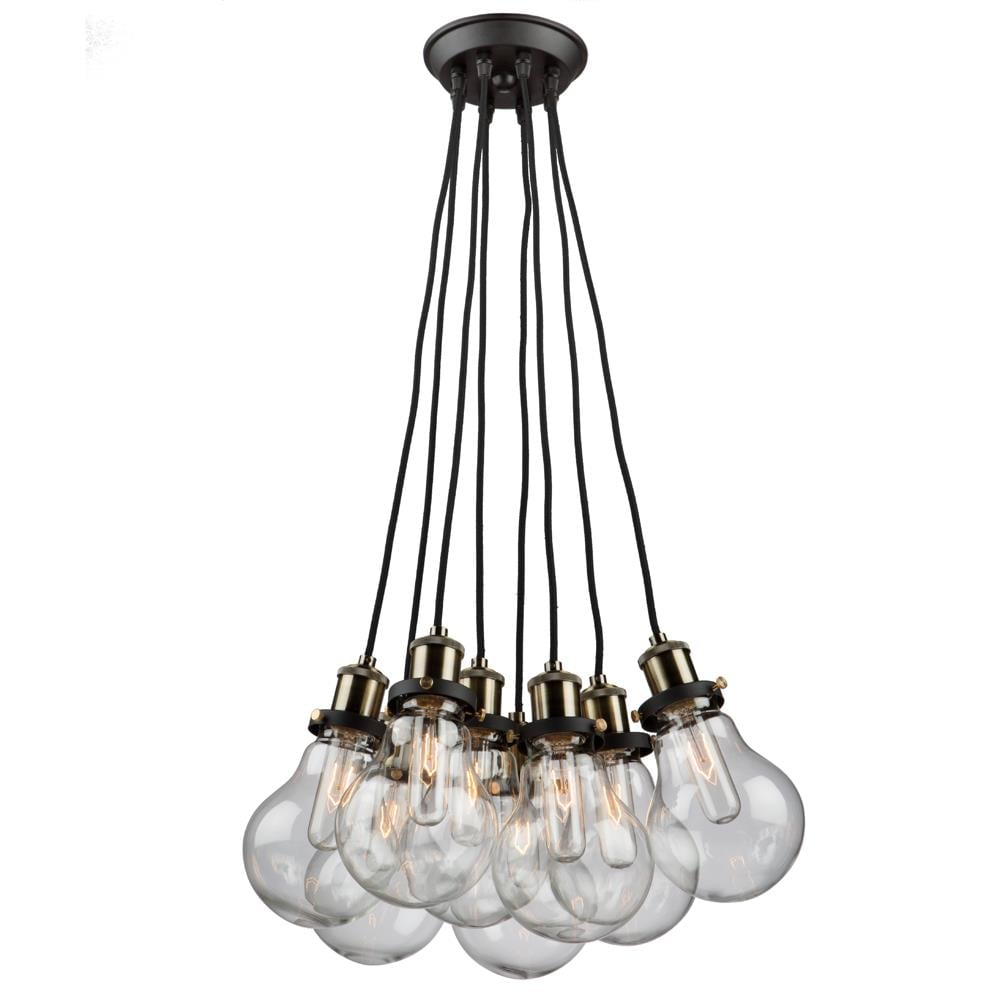 edison light chandelier lowes