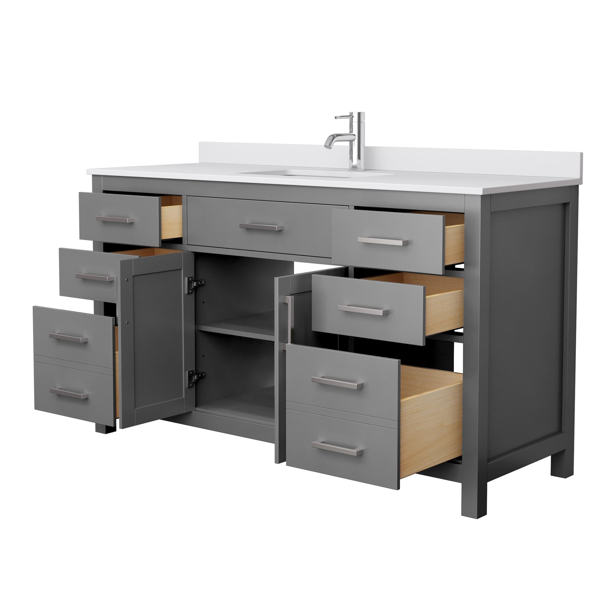 Wyndham Collection WCG242460SKGWCUNSMXX Bath-Vanity-Combo - View #4