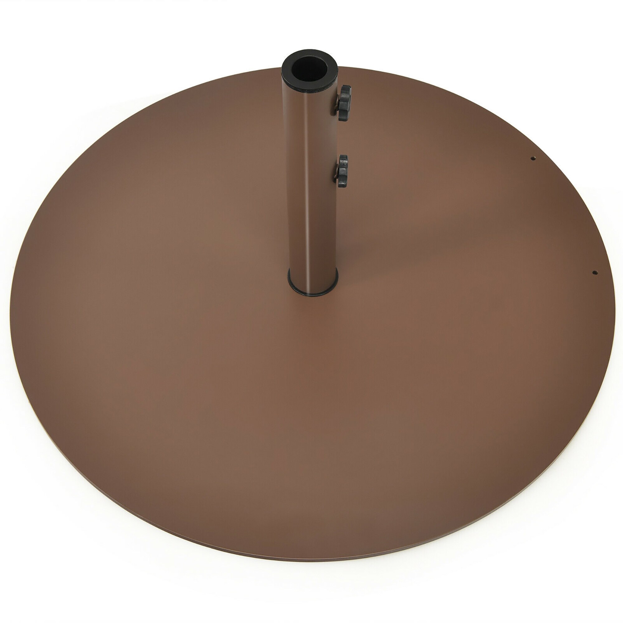 BABOOM Steel Umbrella Base Stand Brown Patio Umbrella Base in the Patio