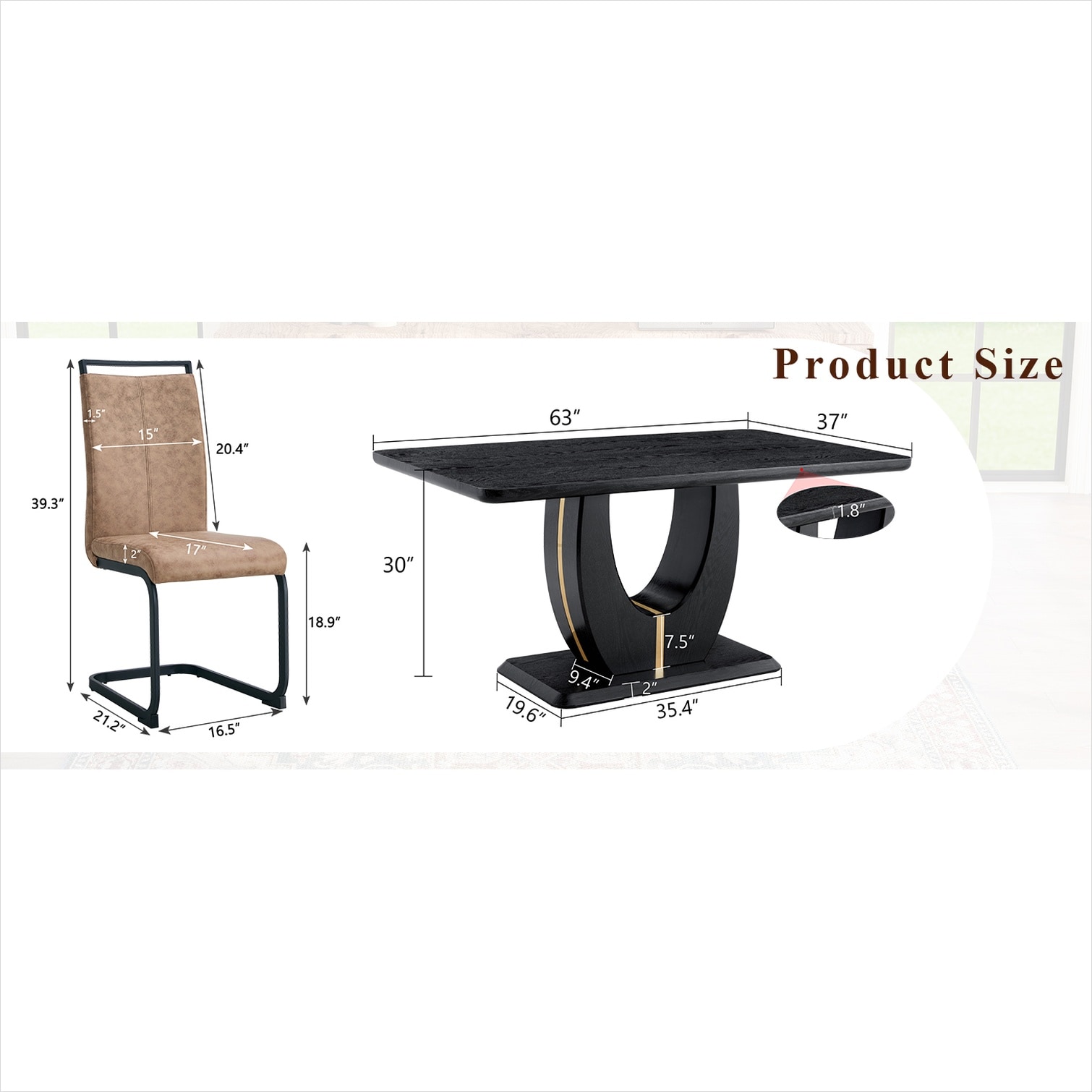 Watnature MBVGSV2HNFBD Dining-Sets - View #3