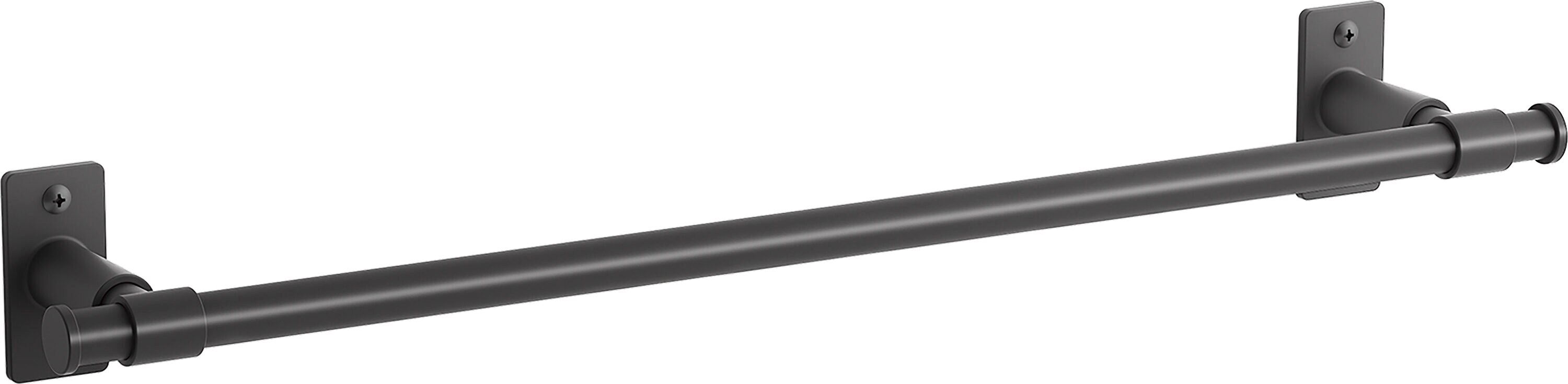 KOHLER 35925-BL Castia by Studio McGee 18-in Matte Black Wall mount Single Towel Bar