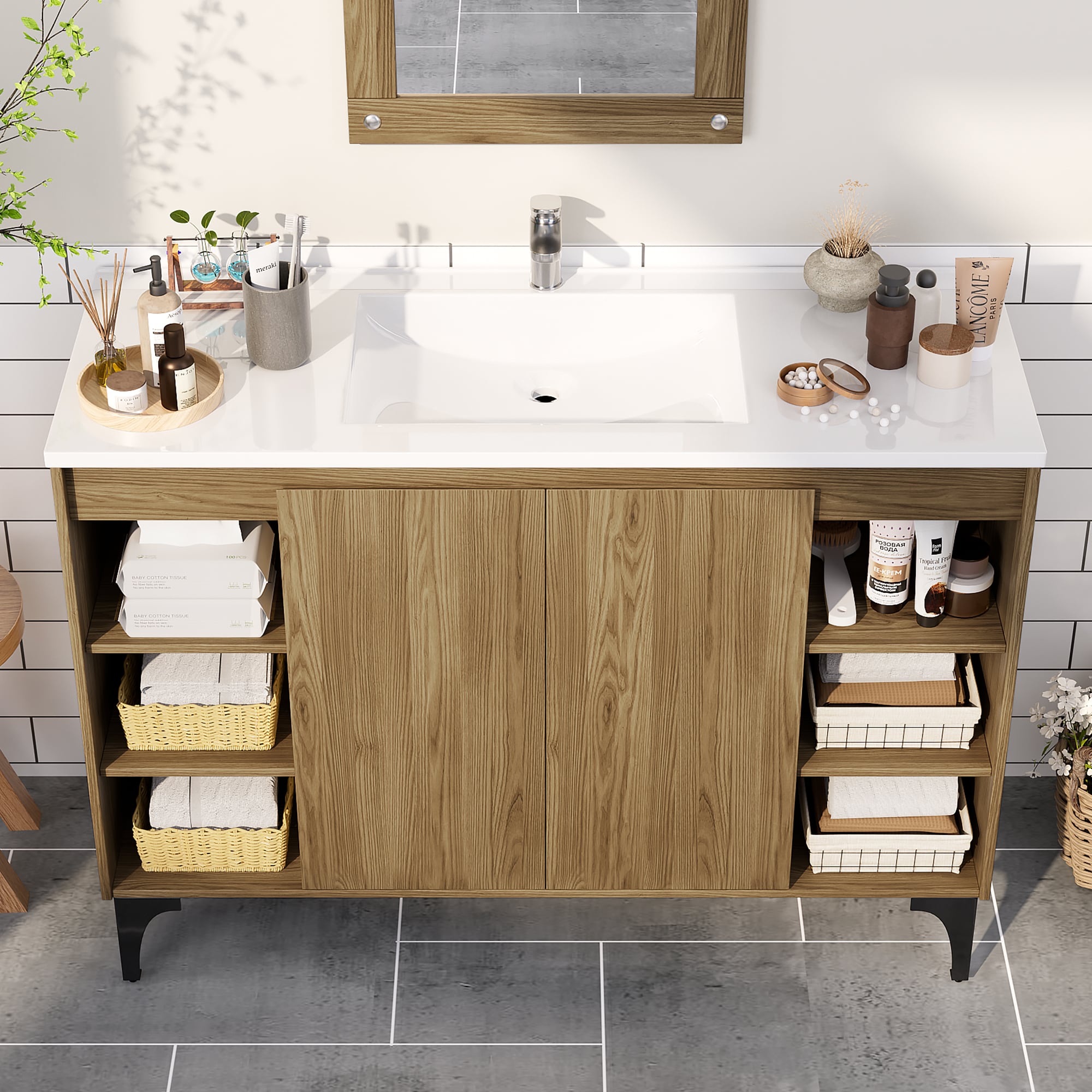 JEAREY JE-LDCWD-BE Bath-Vanity-Combo - View #4
