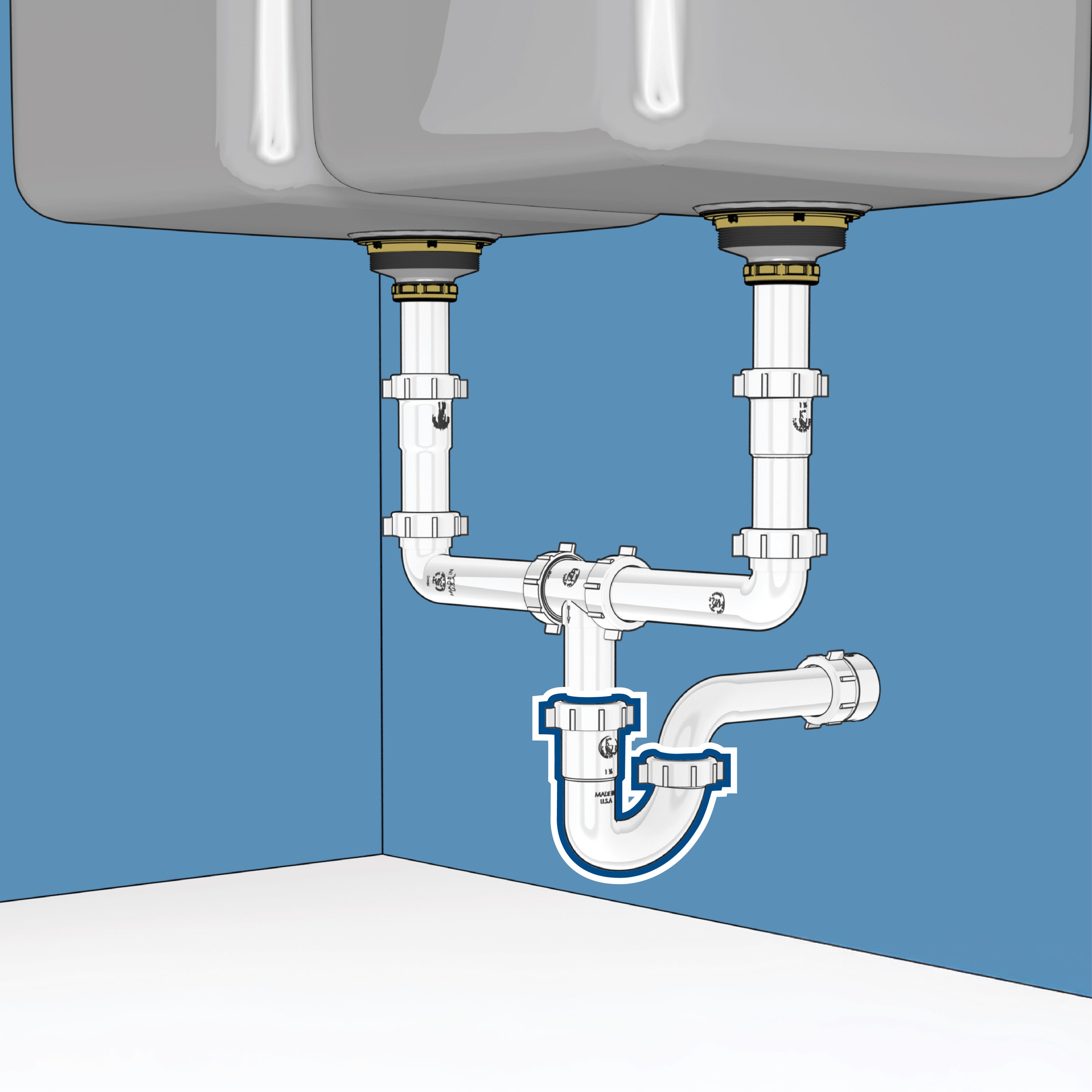 Dearborn 1000000585 Under-Sink-Tubular-Drainage - View #5