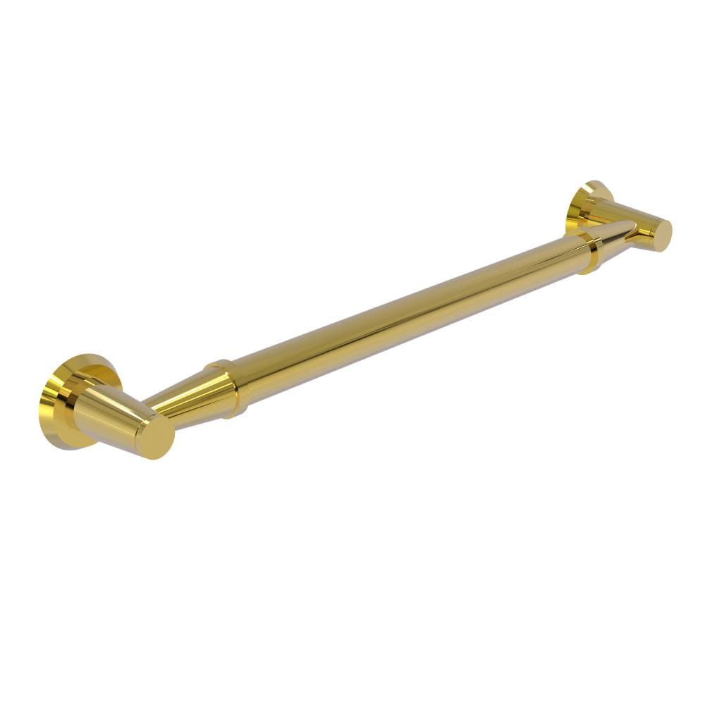 Allied Brass MD-GRS-24-PB 24-in Polished Brass Wall mount ADA Compliant Grab Bar ( 350-lb Weight Capacity )