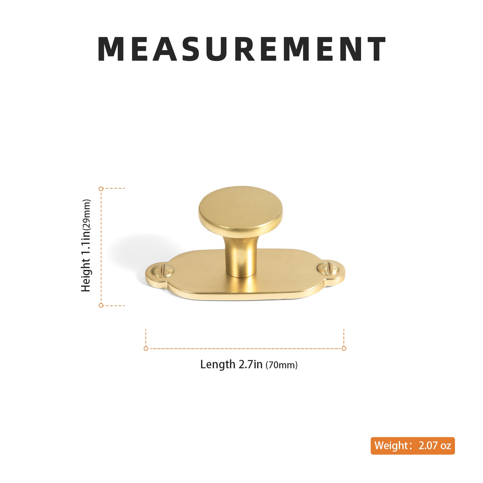 Miaokesen 1022LSJ-G013-DK Cabinet-Knobs - View #2