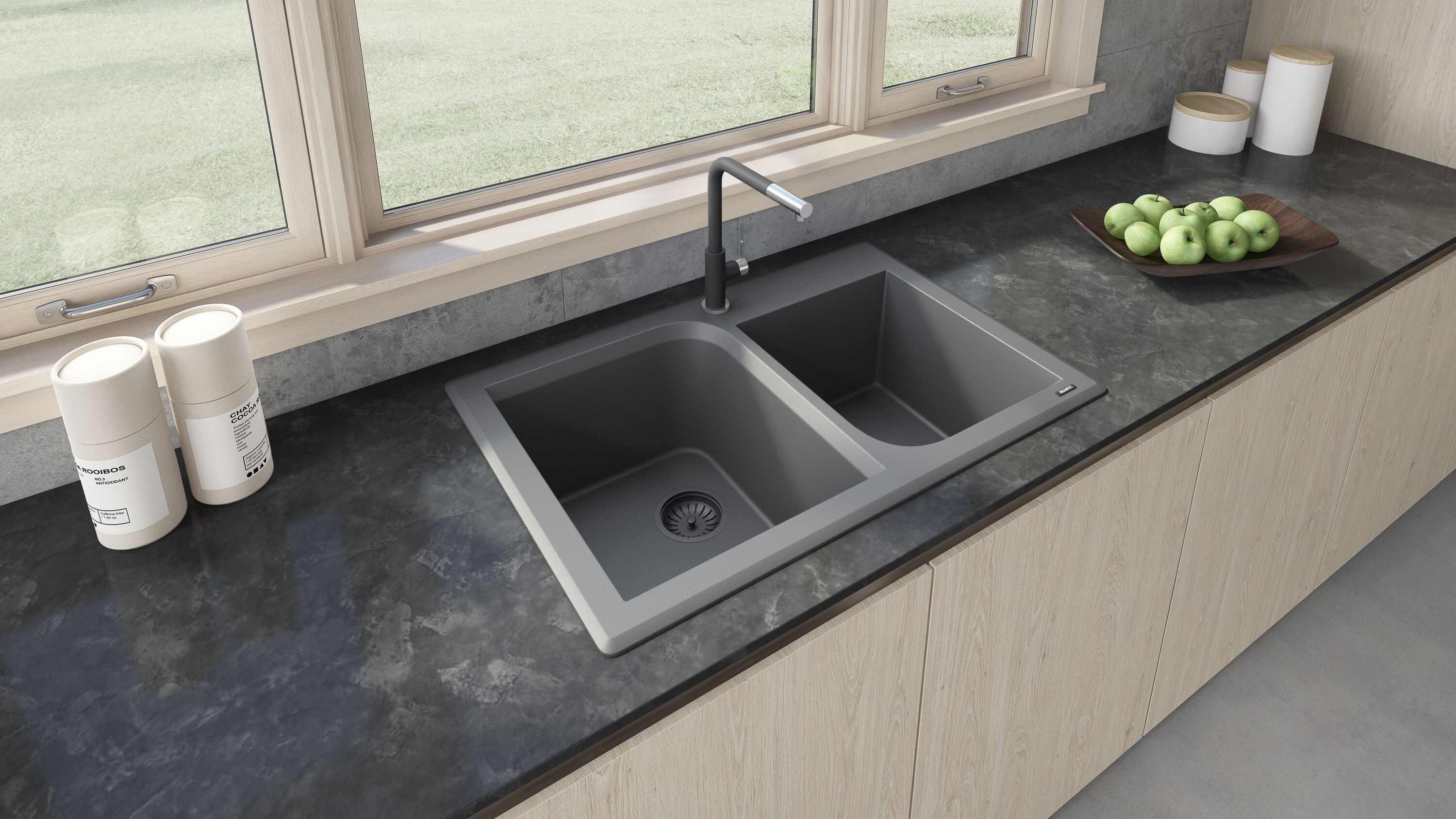 Ruvati RVG1396GR Kitchen-Sinks - View #5
