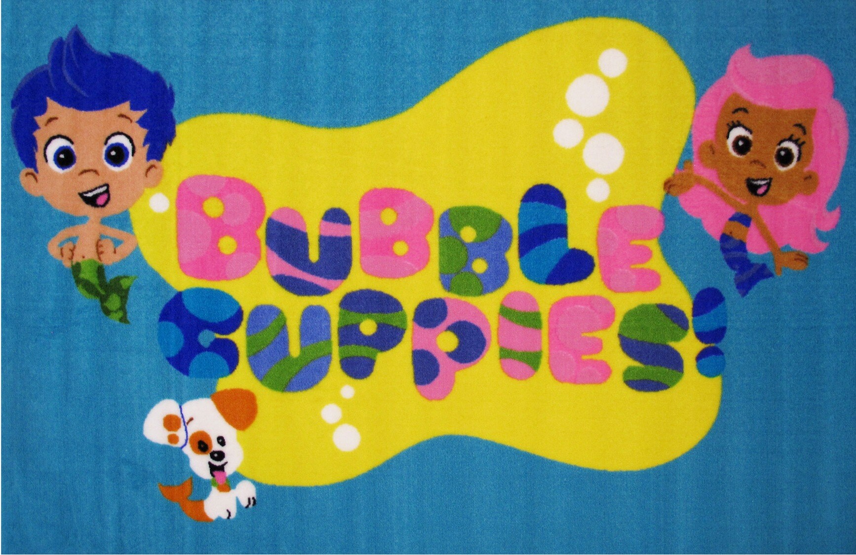 Fun Rugs BG-41 3958 Bubble Guppies 3 x 4 Multi-color Indoor Area Rug