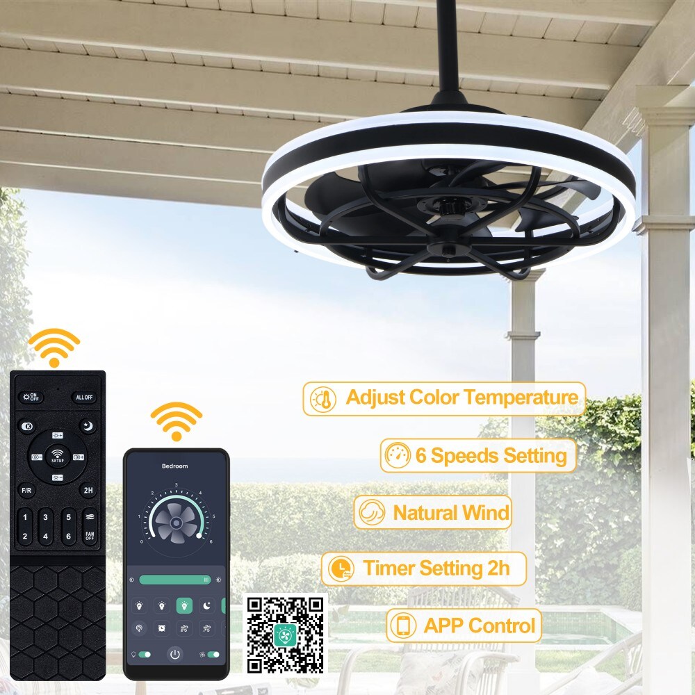 Oaks Decor HW2002OKEL Ceiling-Fans - View #12