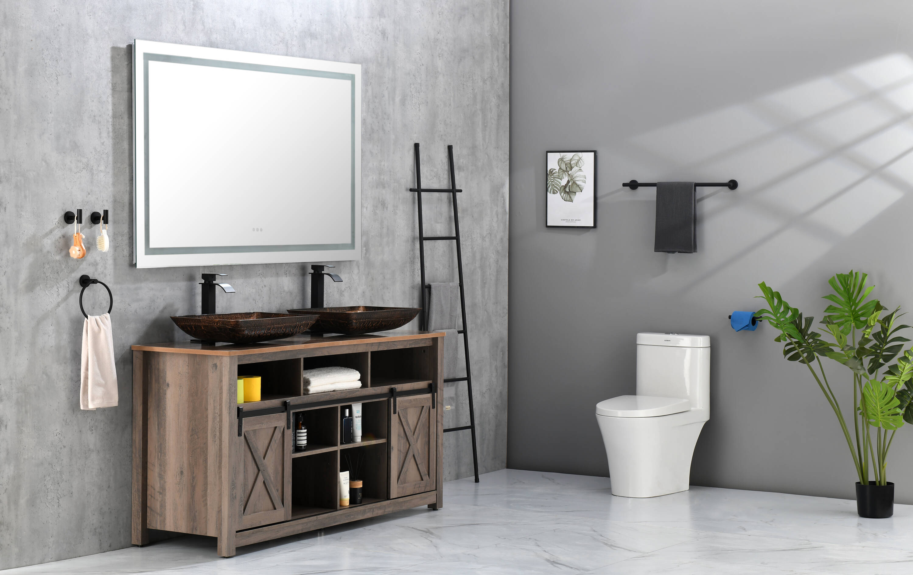 Vacolite KP-8430-WKDD Framed-Bath-Mirrors - View #7
