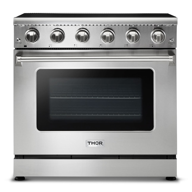 Thor Kitchen 36-in Glass Top 5 Elements 6-cu ft Convection Oven