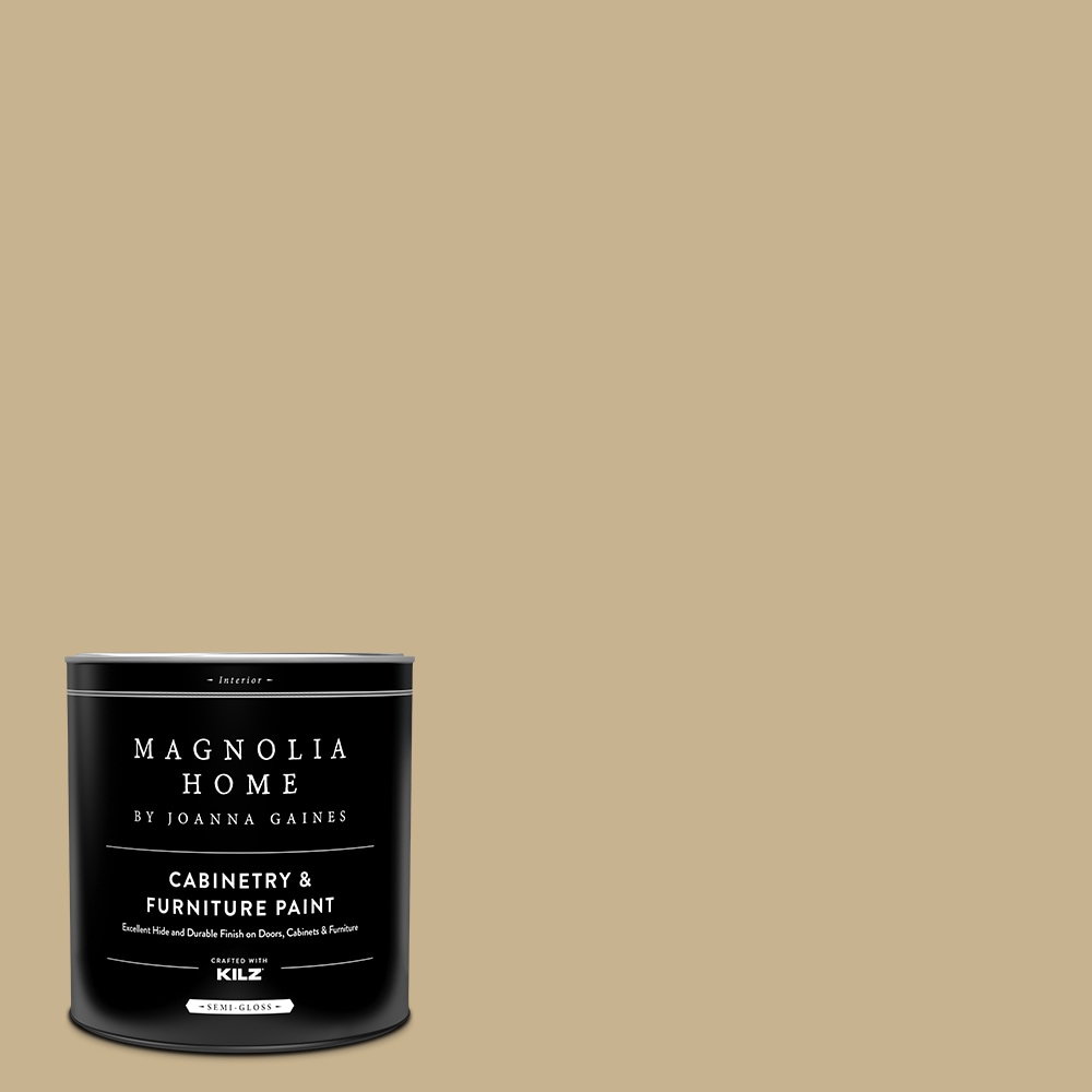 Magnolia Home MAG048-4082239  by Joanna Gaines Semi-gloss Summer Pear MAG048 Tintable Cabinet Furniture Paint Enamel ( 1-quart )