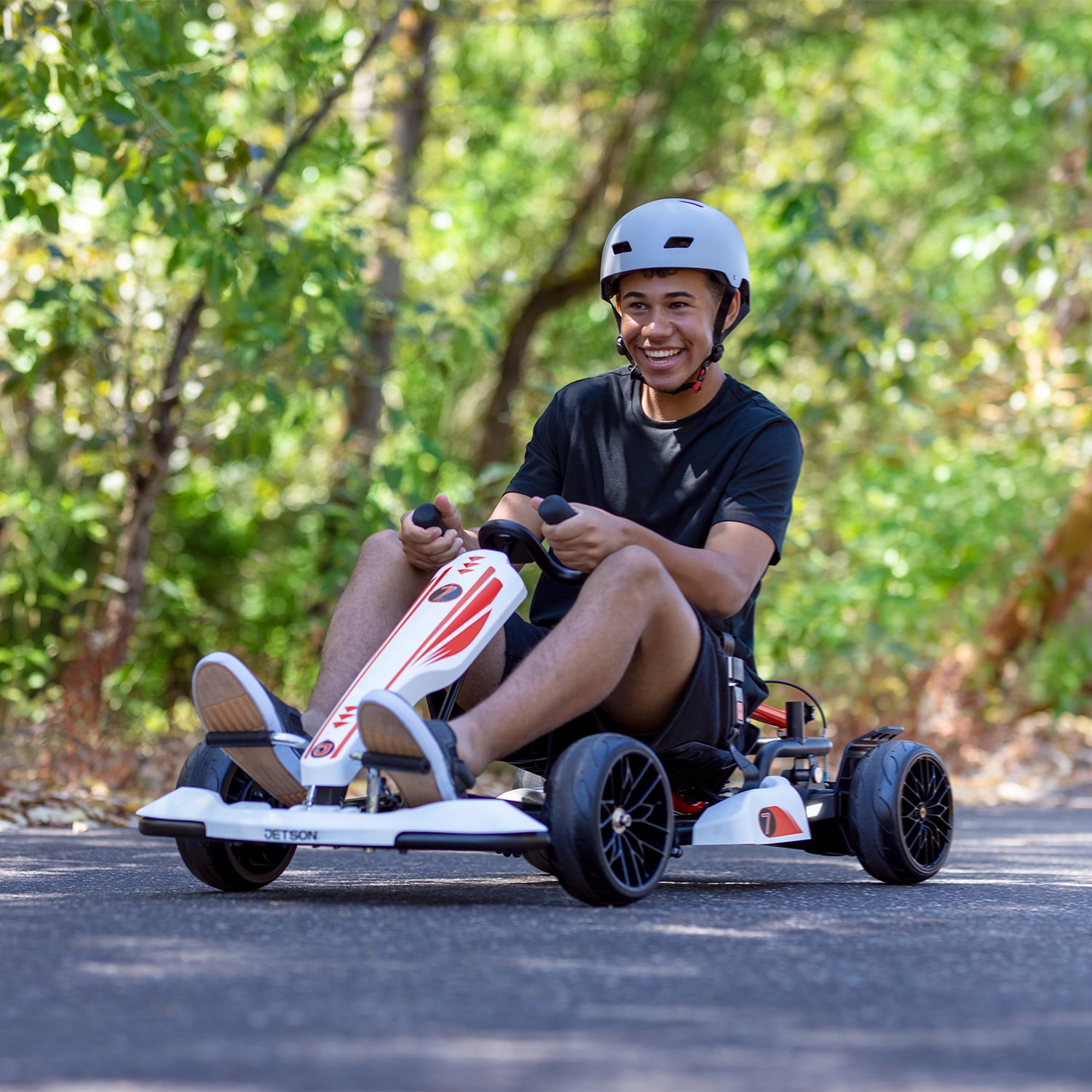 Jetson Condor Electric Ride On White Red at Lowes