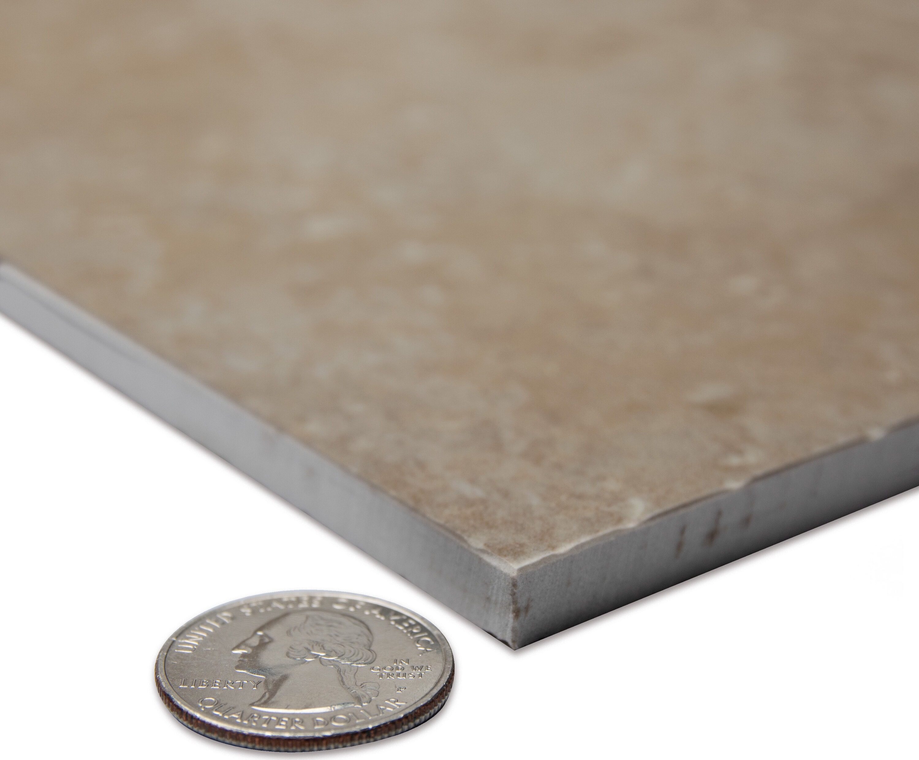 Roma 13" x 13" Beige Glazed Porcelain Floor and Wall Tile
