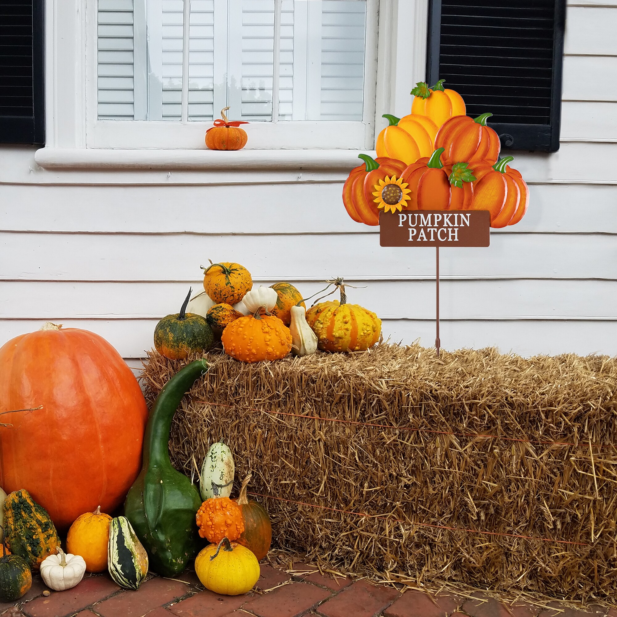 Glitzhome 2006500002 Outdoor-Thanksgiving-Decor - View #4