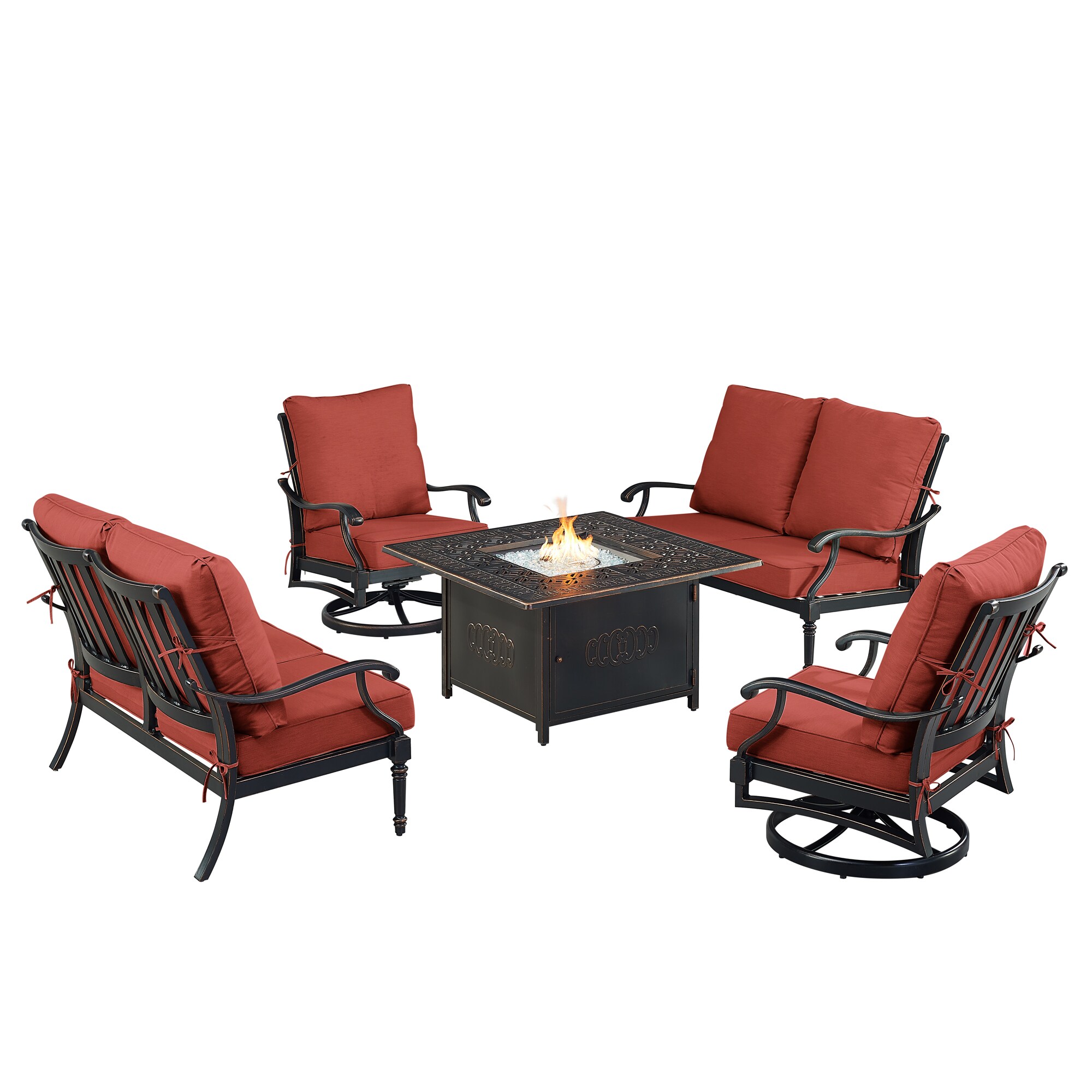 Oakland Living SHACO2LS2CHRONINRDCU Patio-Conversation-Sets - View #2